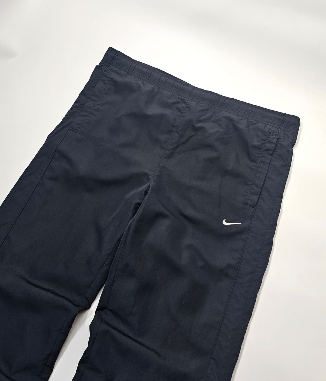 나이키 블랙 사이드라인 트랙팬츠 바람막이 와이드 바지 상품이미지3