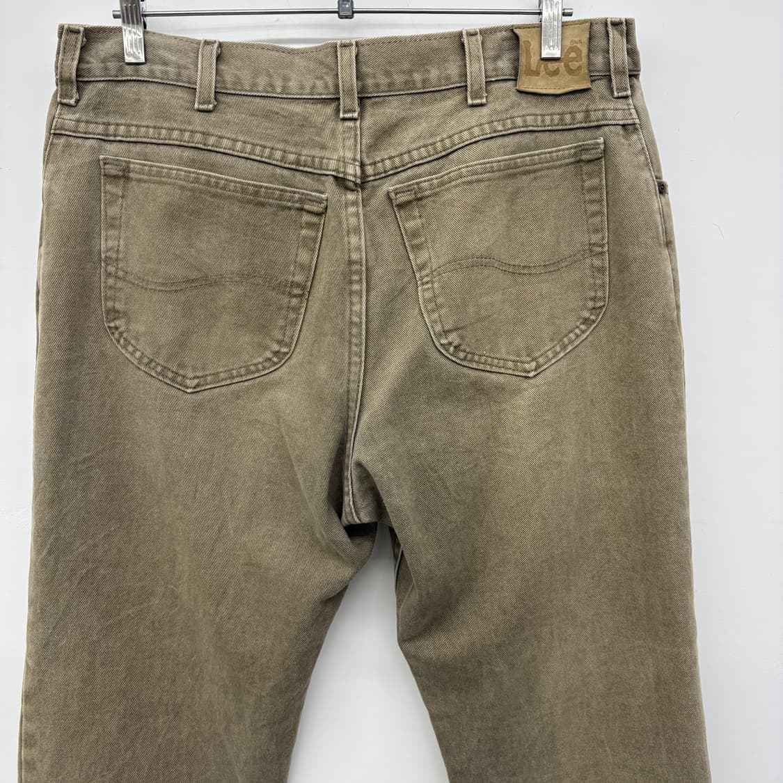 Lee 리 빈티지 카키 데님 청바지 34in 상품이미지6