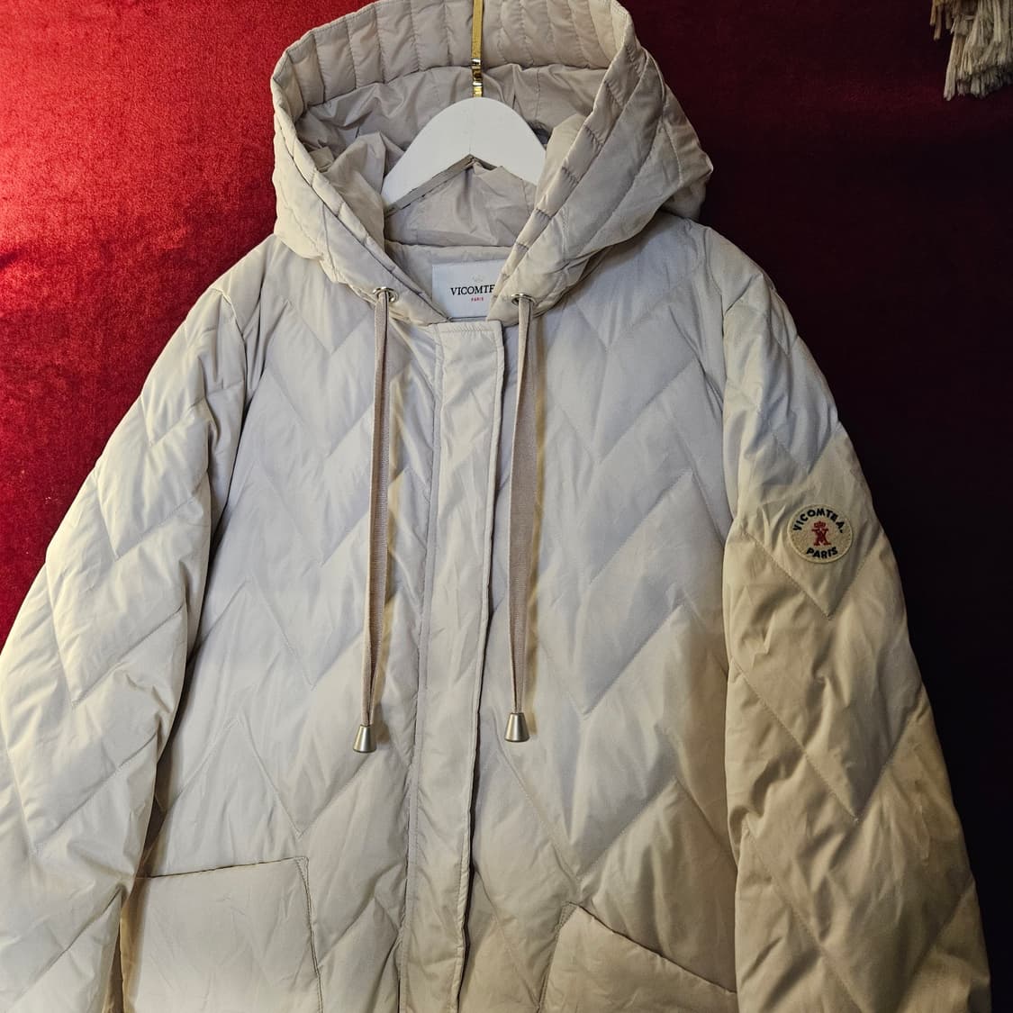 비꽁트(VICOMTE_A Paris) 여성오리털 누빔 패딩 105size 상품이미지2