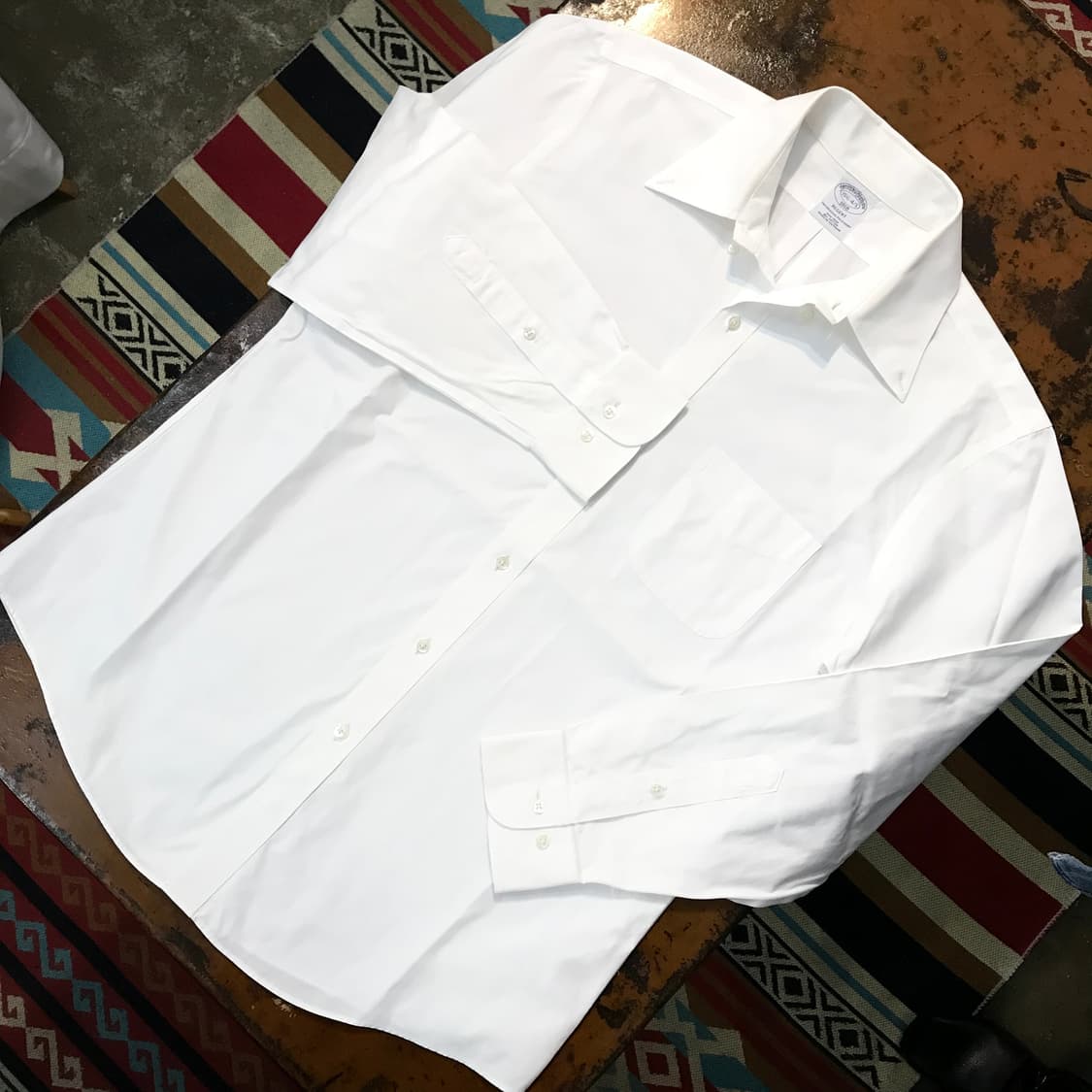 브룩스브라더스 화이트 드레스셔츠 남성 105 사이즈 상품이미지2