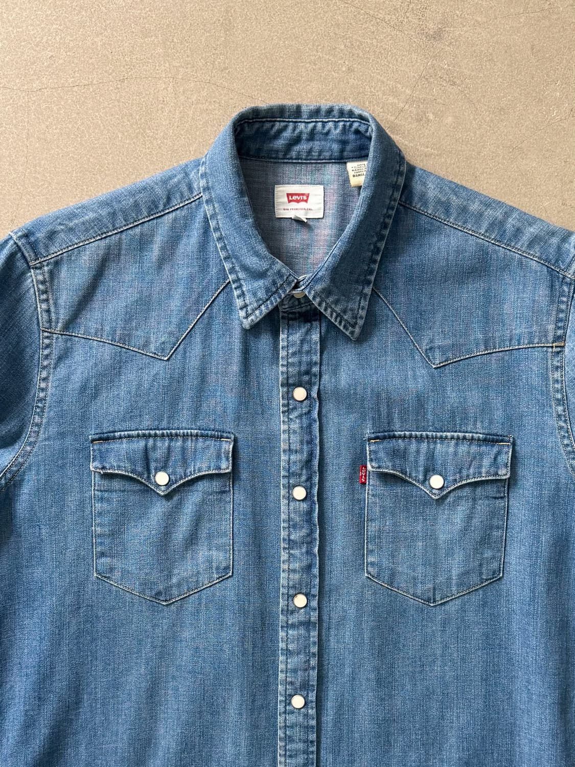 Levi's Western Denim Shirt 상품이미지2