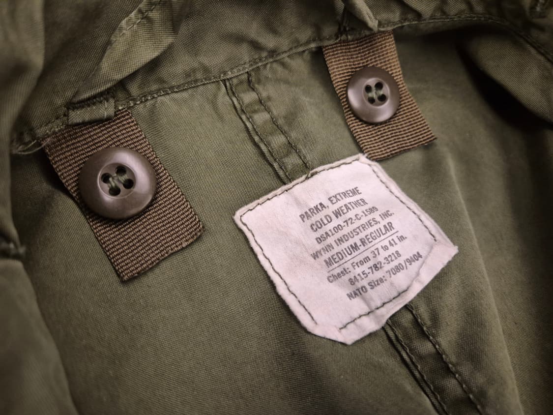 70s u.s army m65 피쉬테일 파카 상품이미지10
