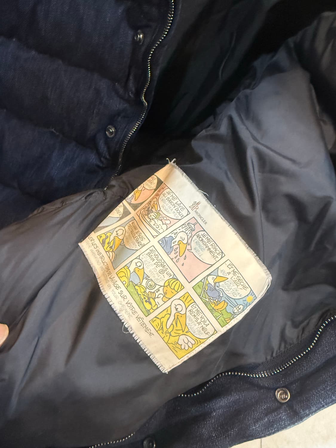 4/100 정품 몽클레어 BREVAL 데님패딩 팝니다 상품이미지5