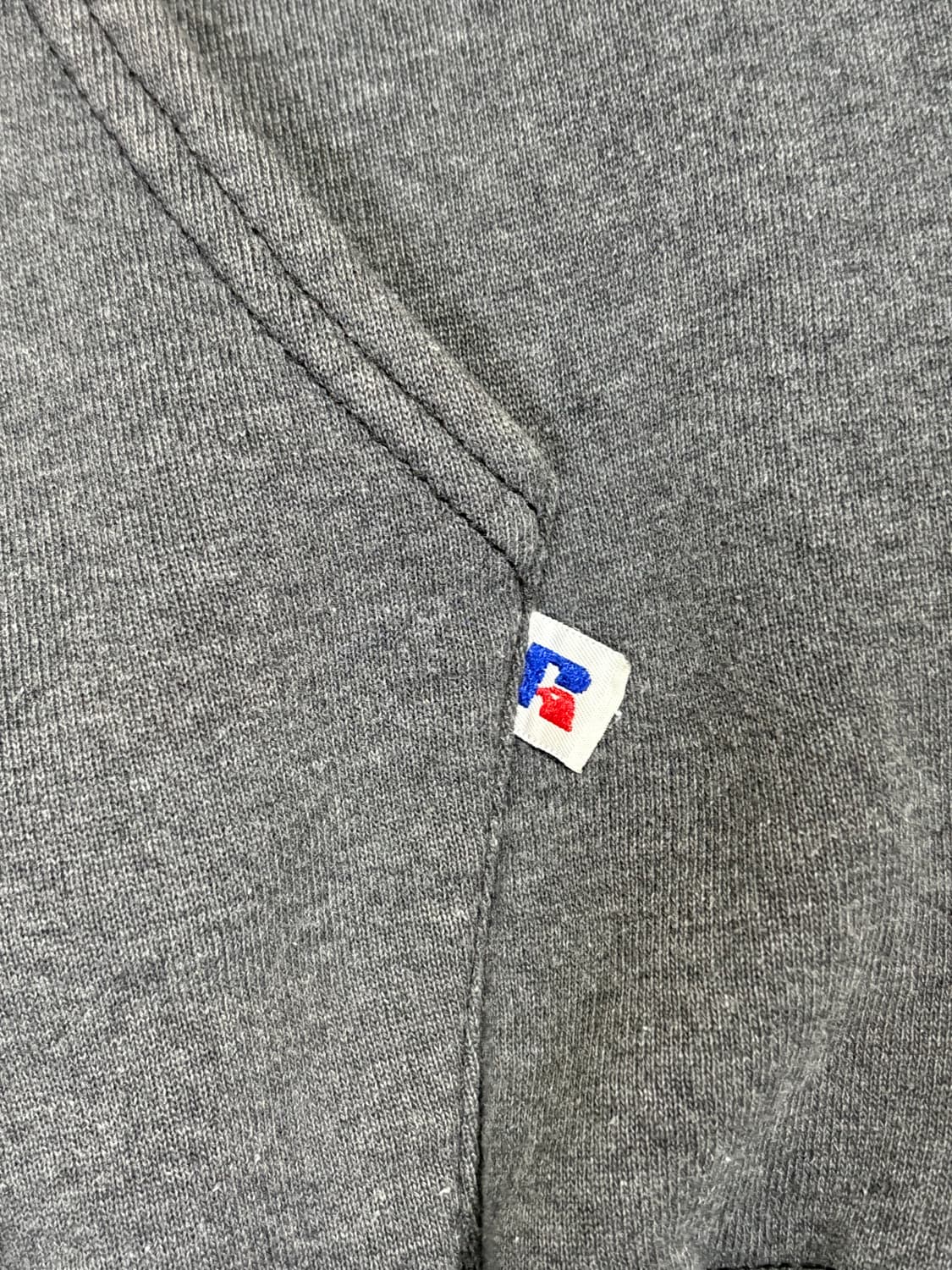 90s usa 러셀 후드집업 다크그레이 상품이미지5