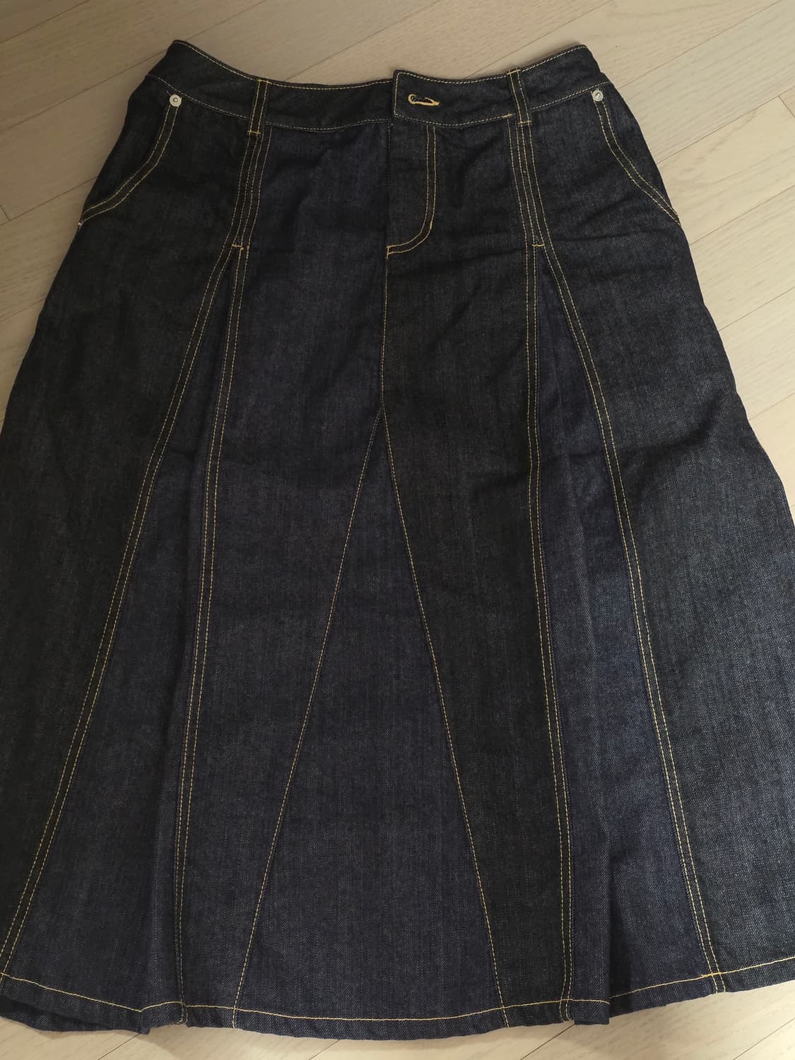 사파리스팟 투 데님 롱 스커트 - 1 size 상품이미지2