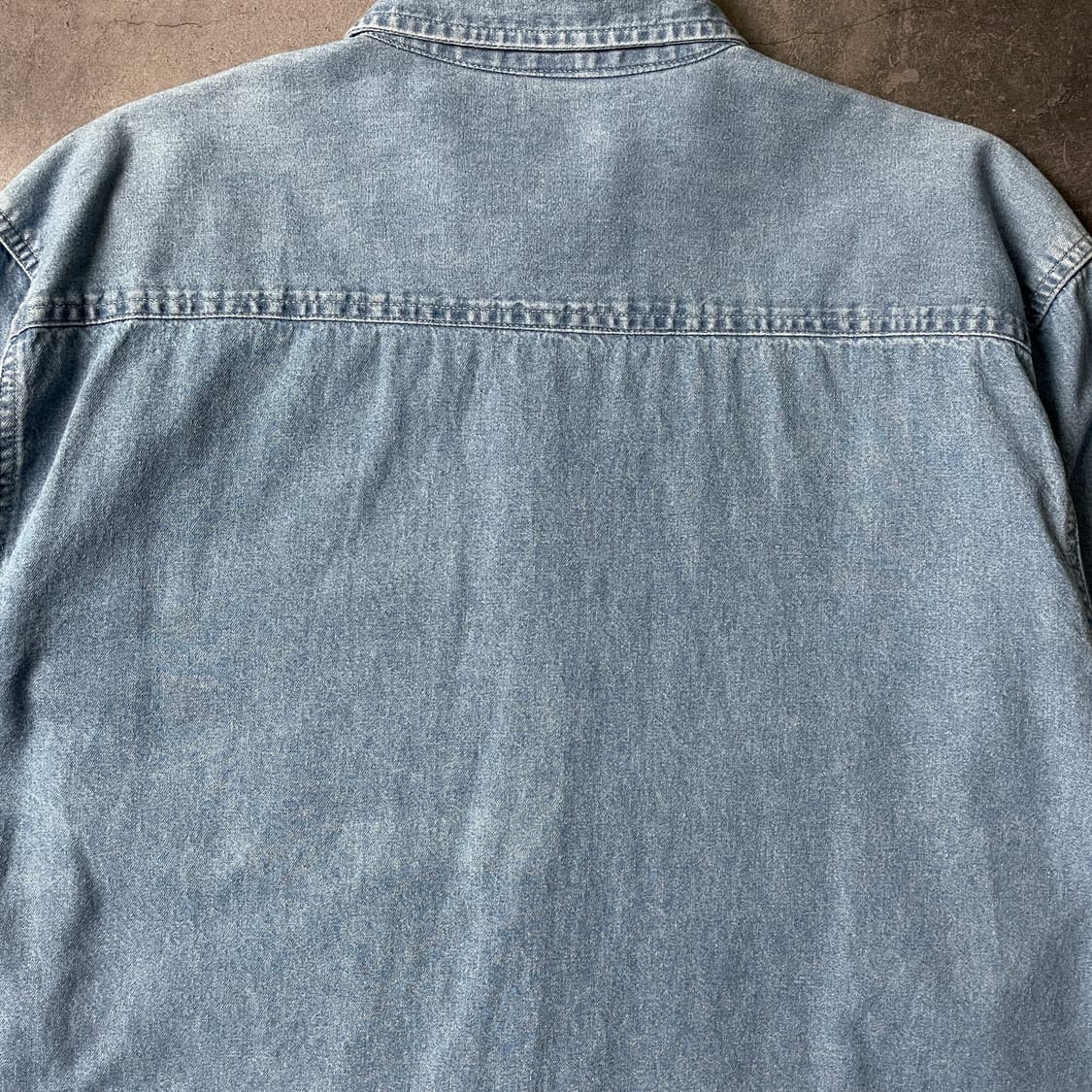 PORT AND COMPANY 빈티지 코튼 데님 셔츠 A00733 상품이미지8