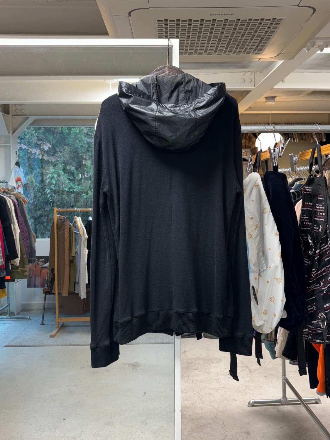 우영미 레이어드 니트 후드집업 상품이미지6