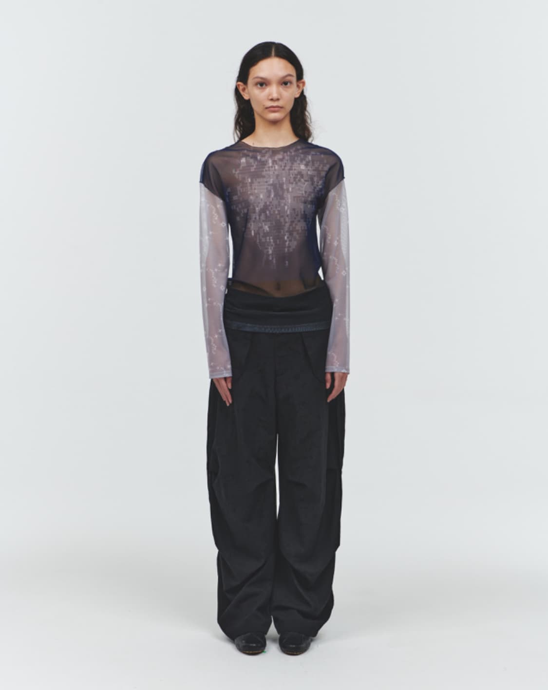 오들리워크샵 Decompose Knee Dart Trousers 상품이미지6