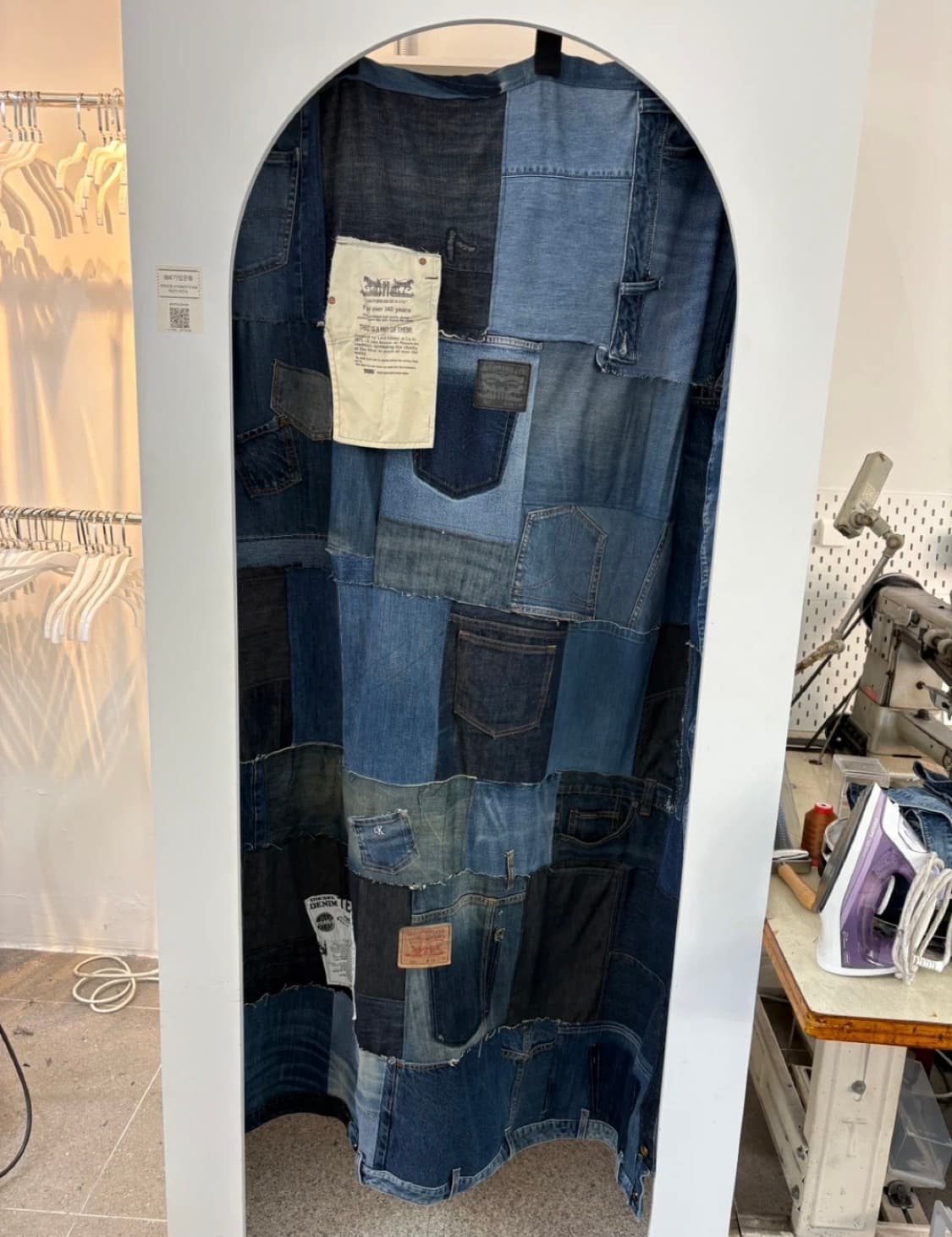 빈티지 리바이스 데님 패치워크 판매합니다 상품이미지2