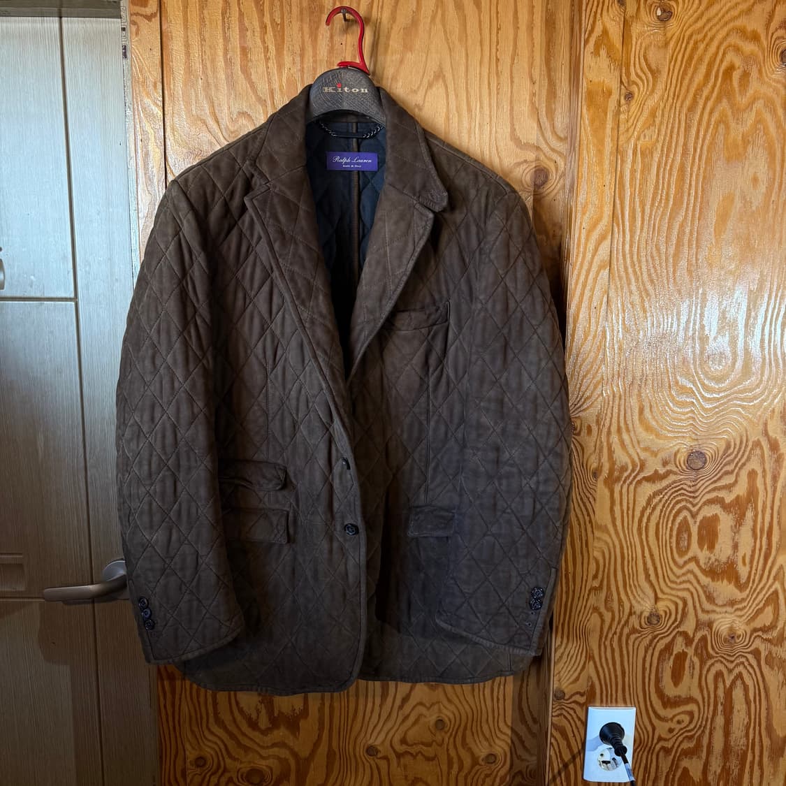 랄프로렌 퍼플라벨 램스킨 스웨이드 블레이저 자켓 상품이미지2