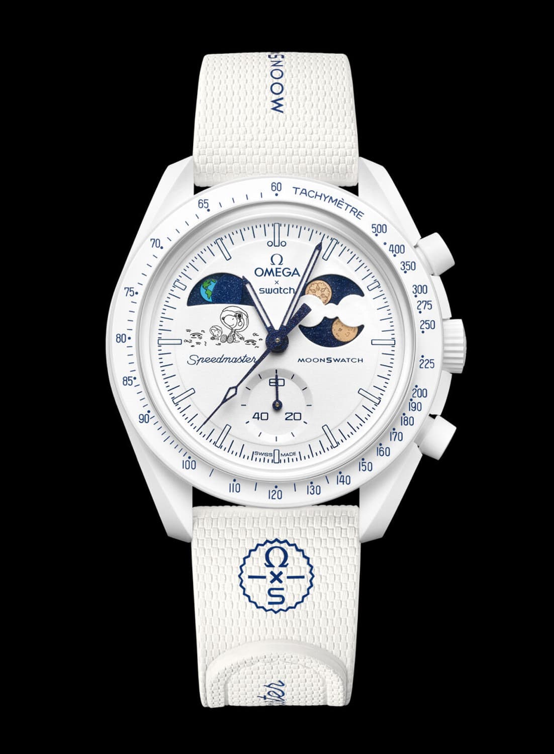 (한정판/신상품) 문 스와치 스누피 문샤인 골드 판매합니다. 상품이미지1