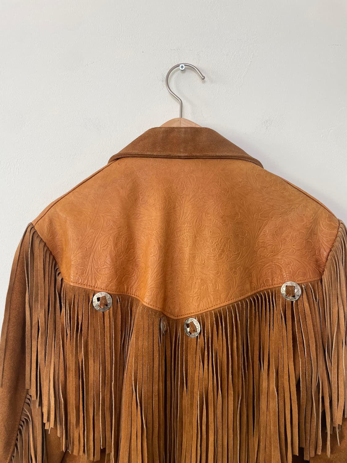 80's~90's Schott fringe leather jacket 상품이미지6