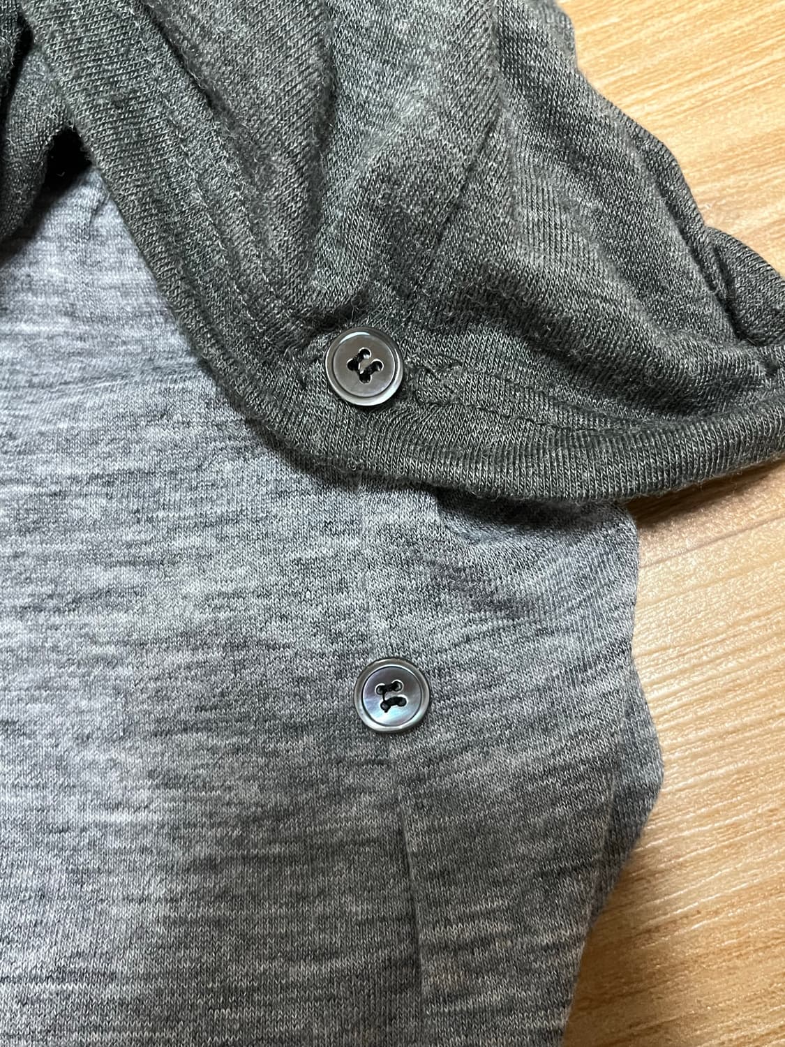 주앙옴므 레이어드 롱슬리브 m (차콜) 상품이미지5