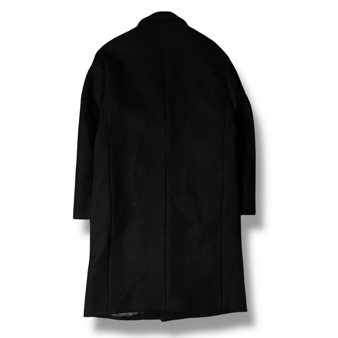 페이퍼리즘 울 혼방 블랙 체스터코트 M 상품이미지2