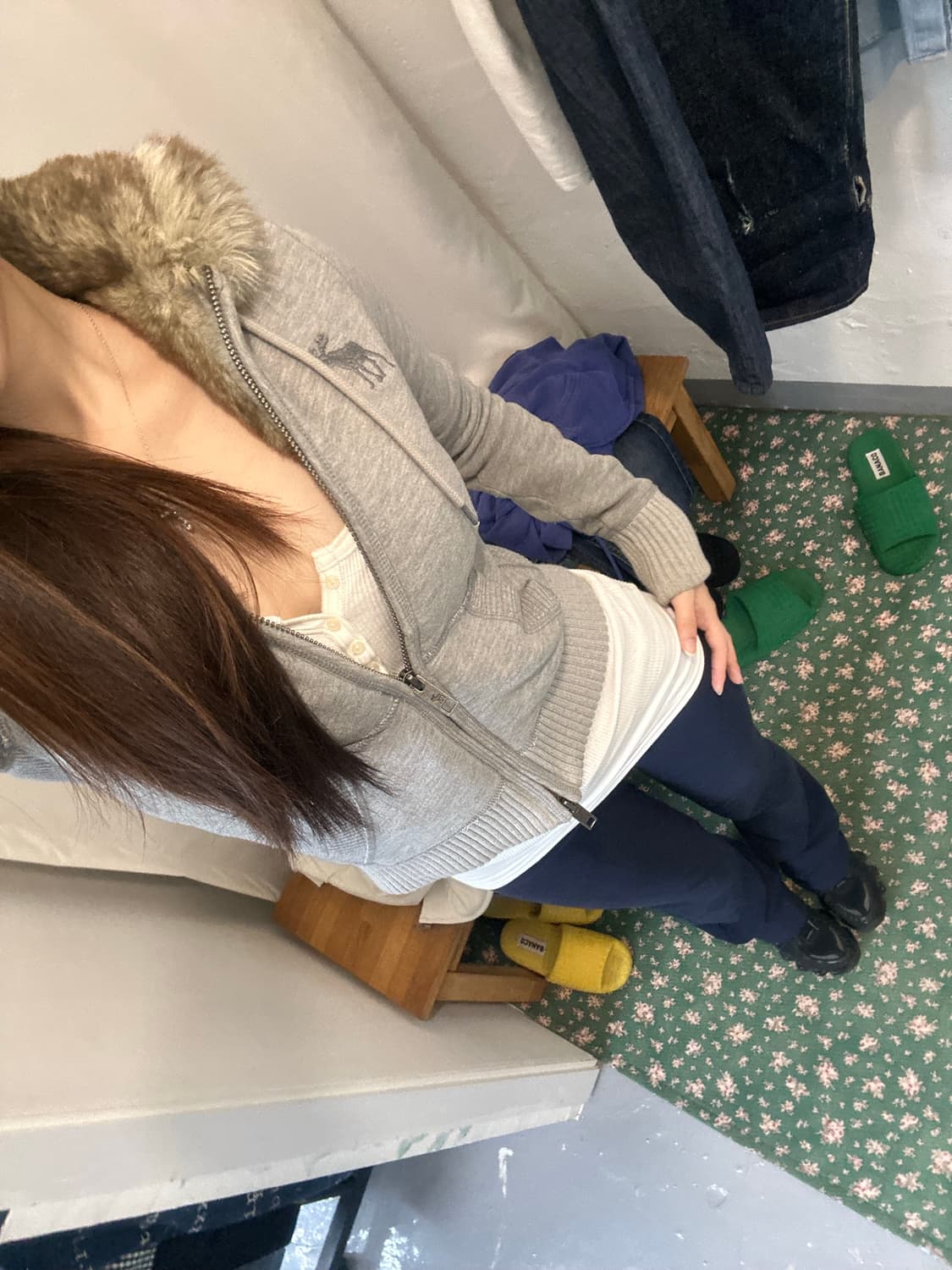 아베크롬비 울프죠 y2k 후드집업 상품이미지5