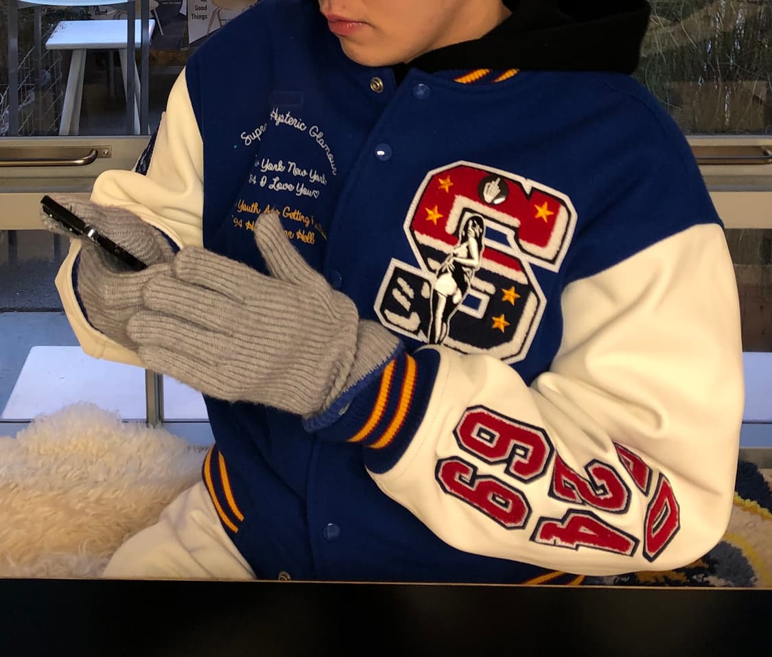 슈프림 x 히스테릭글래머 바시티 상품이미지2