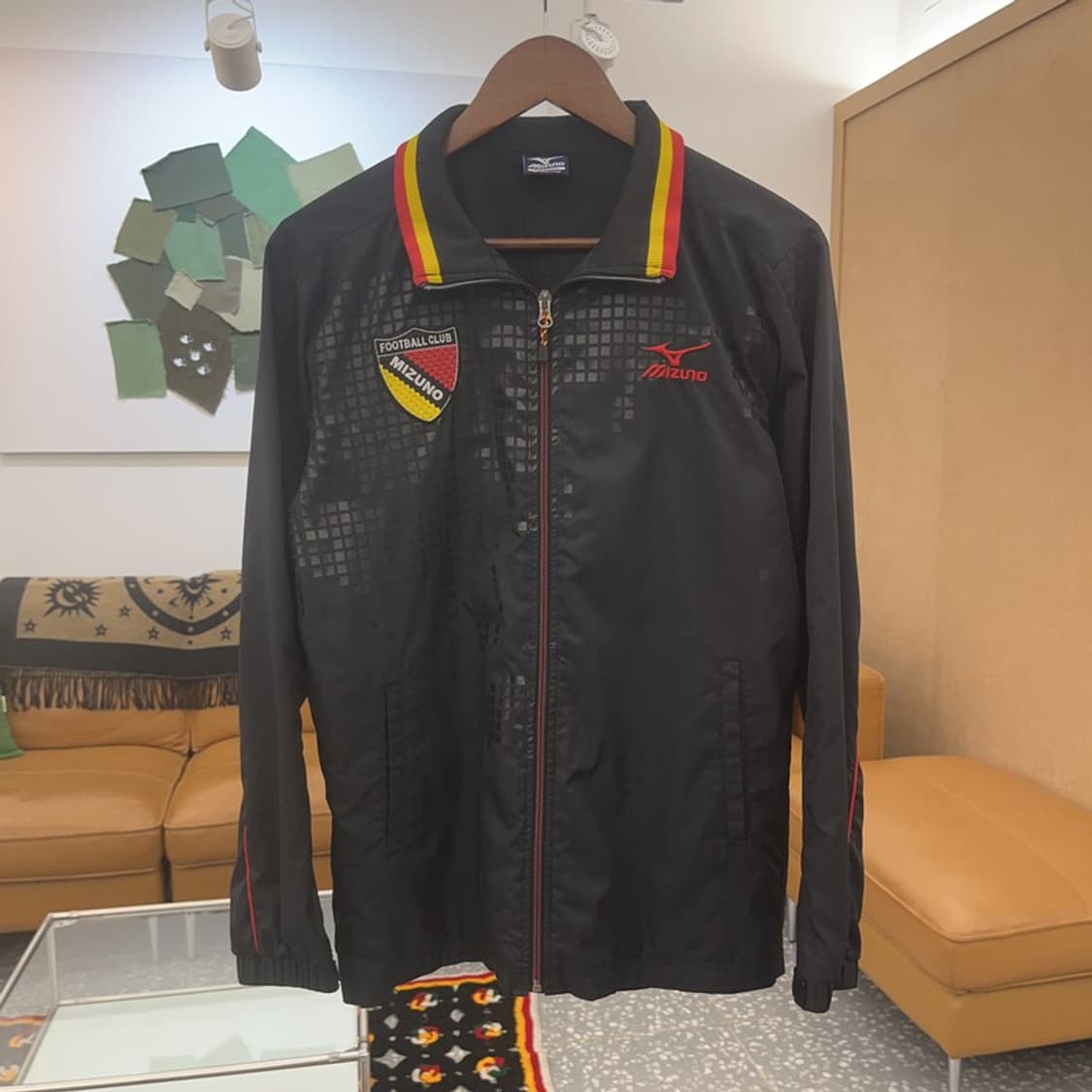 미즈노 풋볼클럽 올드스쿨 스포티 윈드브레이커 바람막이 M C06732 상품이미지3