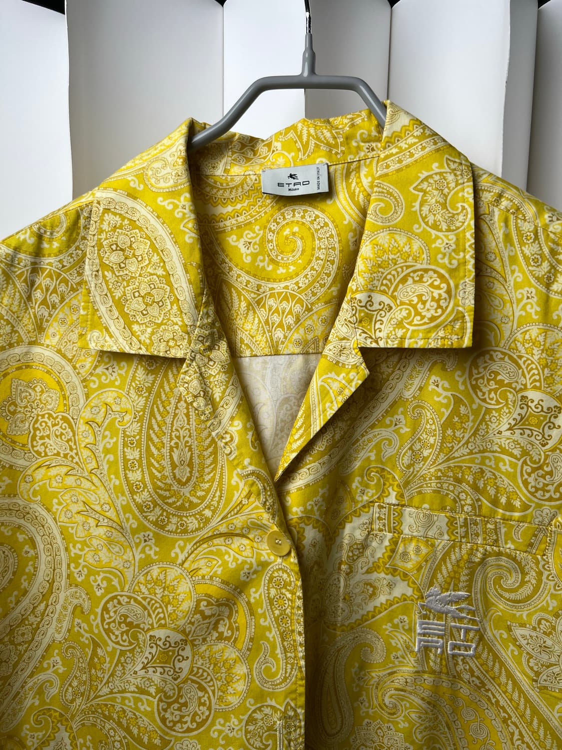 에트로 옐로우 페이즐리 셔츠 상품이미지2