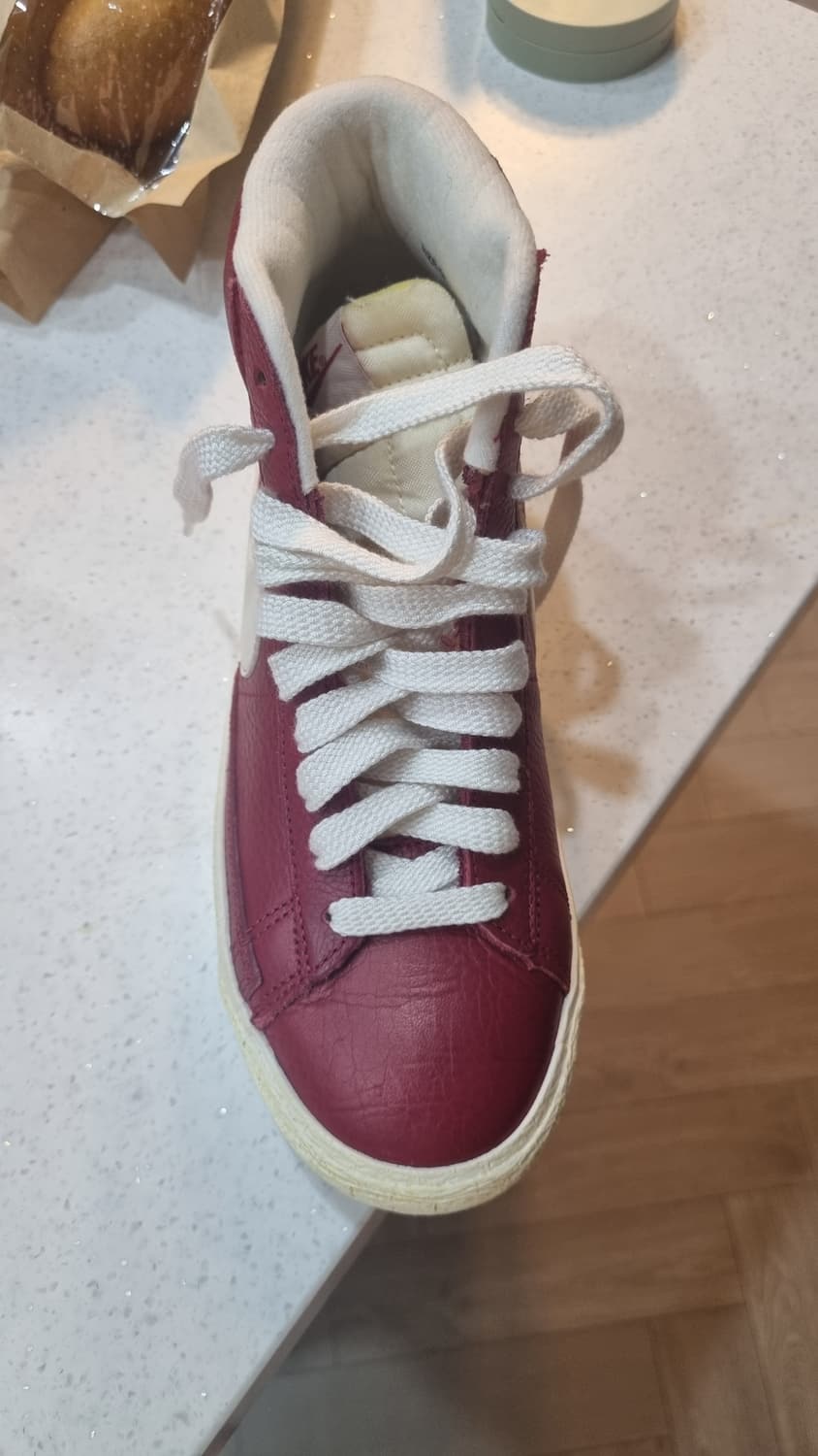 새상품/풀박스] 2013 나이키 우먼스 블레이저 미드 빈티지 '노블 레드 상품이미지3