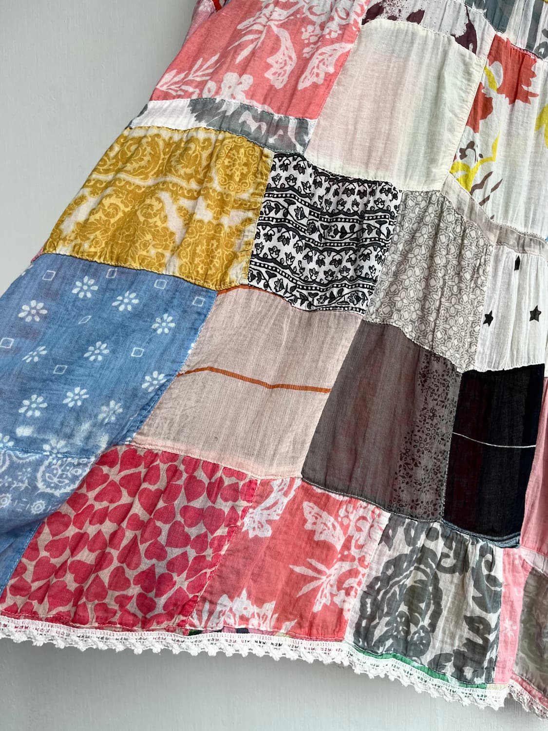 Burette Club 빈티지 체크패치 블라우스 상품이미지4