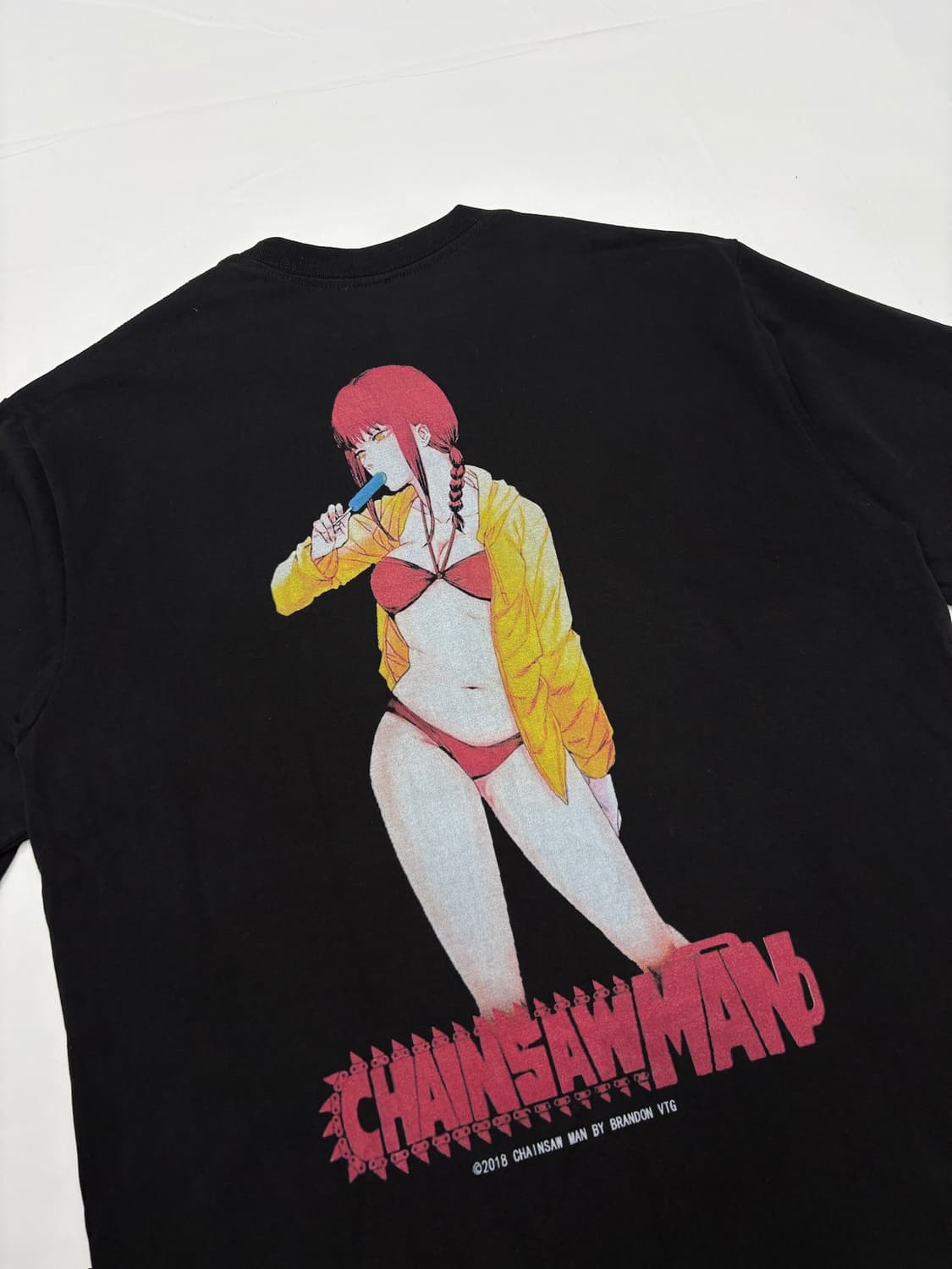 애니 체인소맨 마키마 프린팅 반팔티 오리지널 상품이미지5