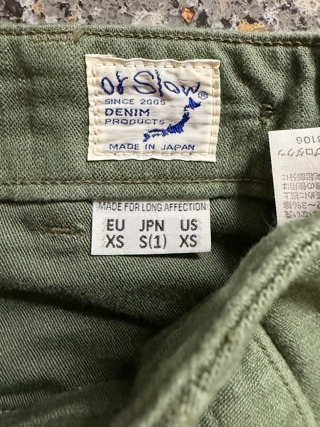 오어슬로우 퍼티그팬츠 S(1) 사이즈 상품이미지3