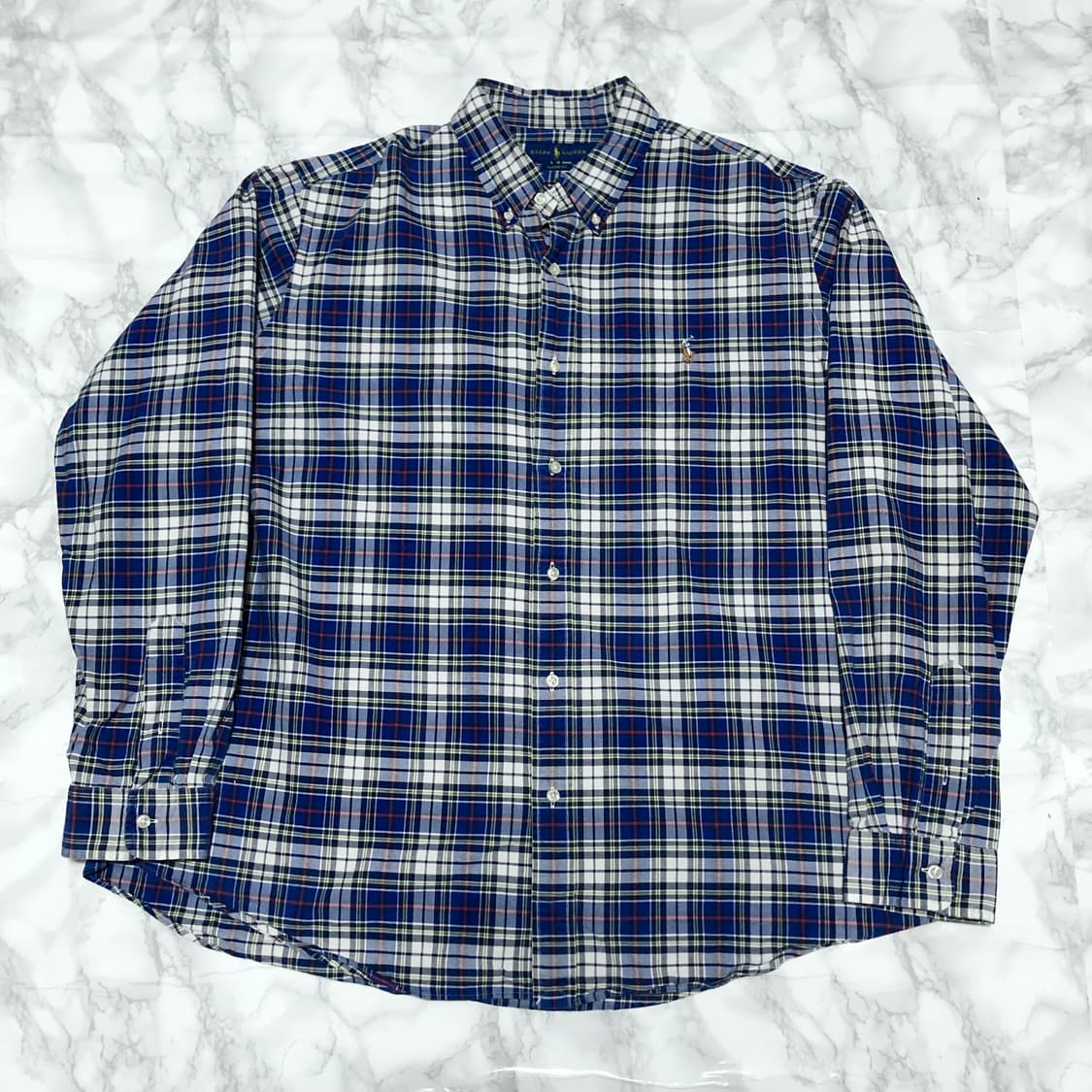 폴로 랄프로렌 체크셔츠 거의새거 남성용 XXL 상품이미지2