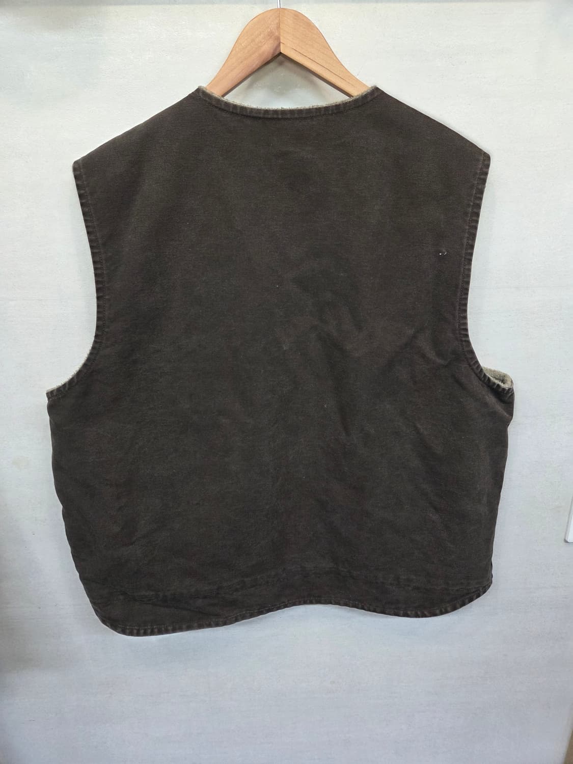 칼하트 빈티지 셰르파 조끼 2xl 레귤러 브라운  상품이미지2