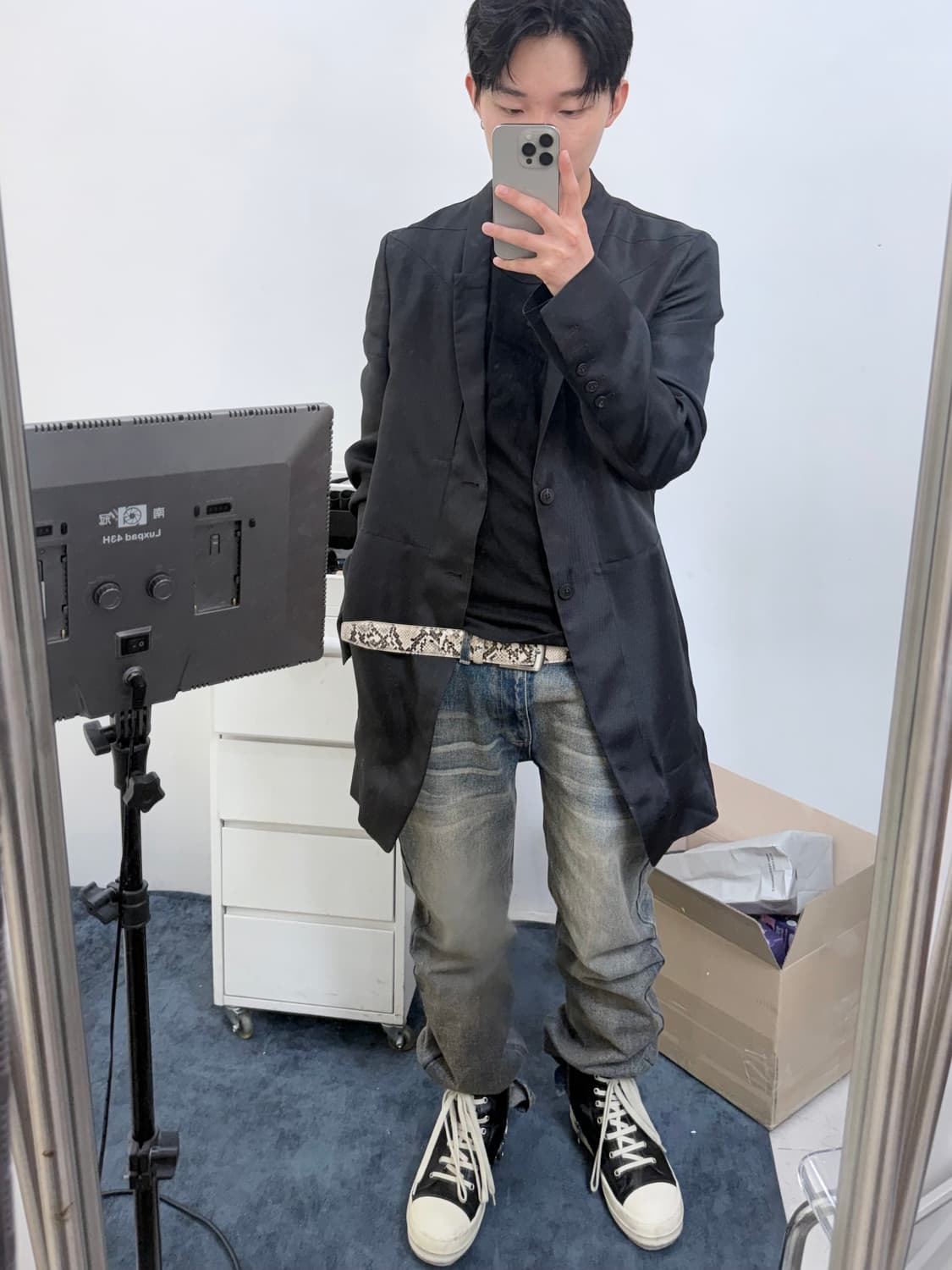 릭오웬스 가자르 리도 실크자켓 상품이미지3