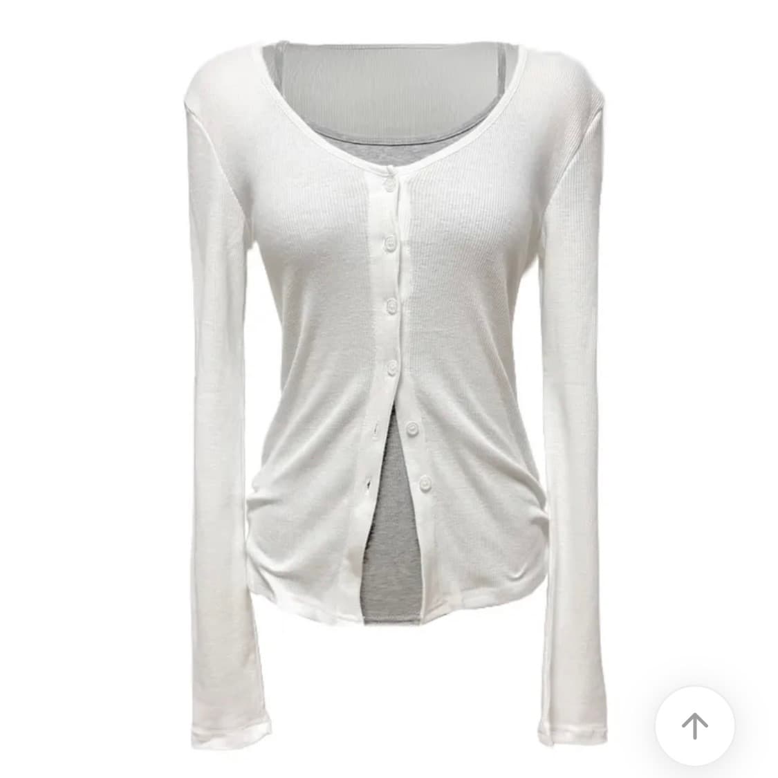 Soulscolor cotton v-neck cardigan 상품이미지1