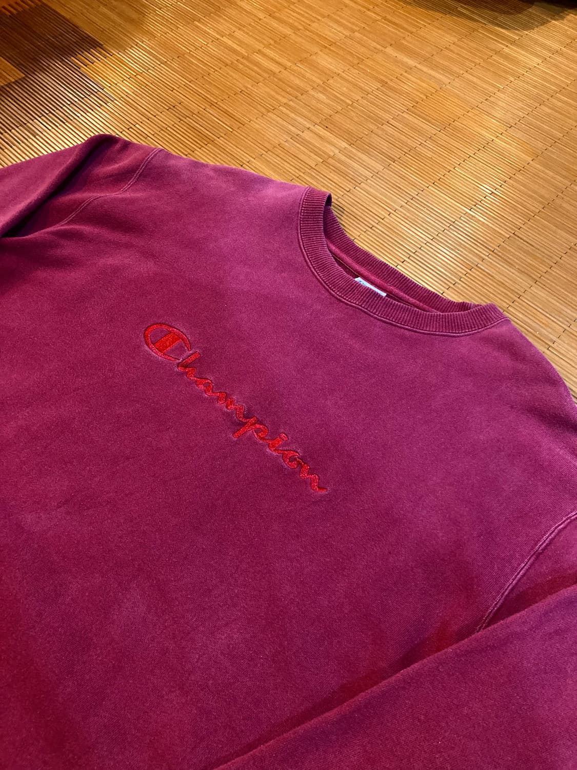 챔피온 자수 로고 스웻 상품이미지2