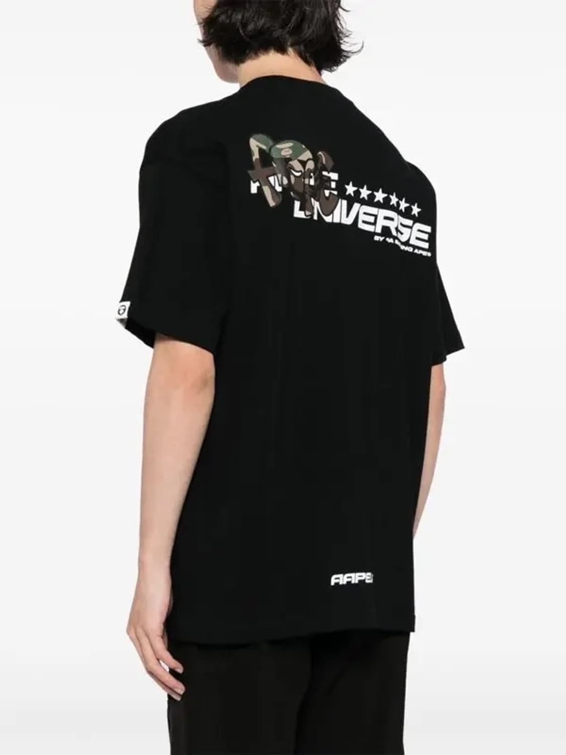 에이프 Aape 카모 반팔티 블랙 상품이미지2