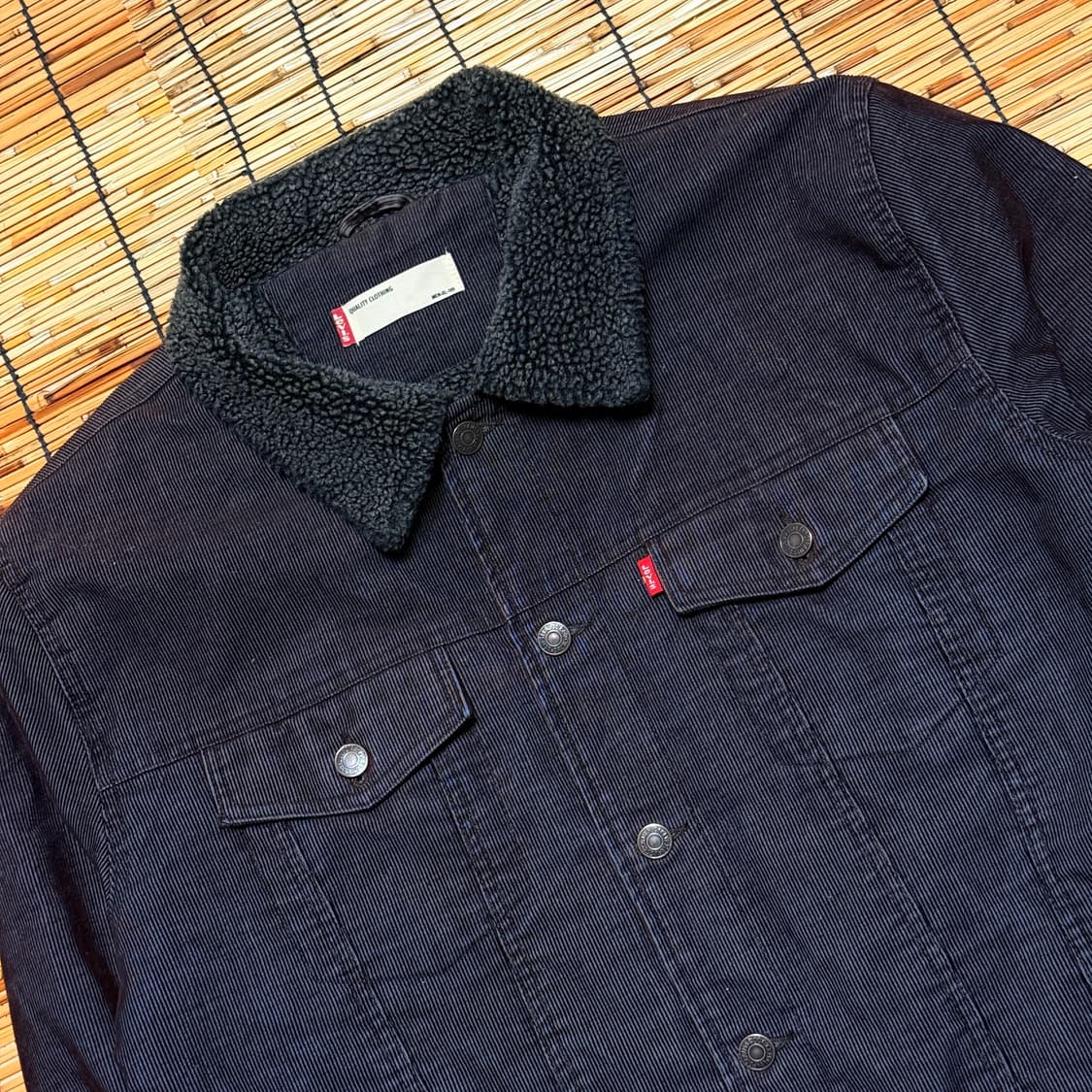 리바이스 챠콜 코듀로이 type 3 쉐르파 자켓 XL 상품이미지3