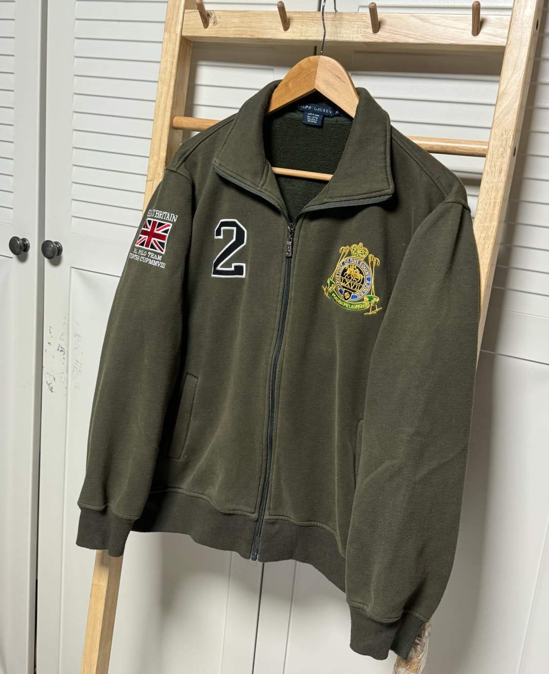 폴로 랄프로렌 잉글랜드 빅로고 코튼 자켓 상품이미지3