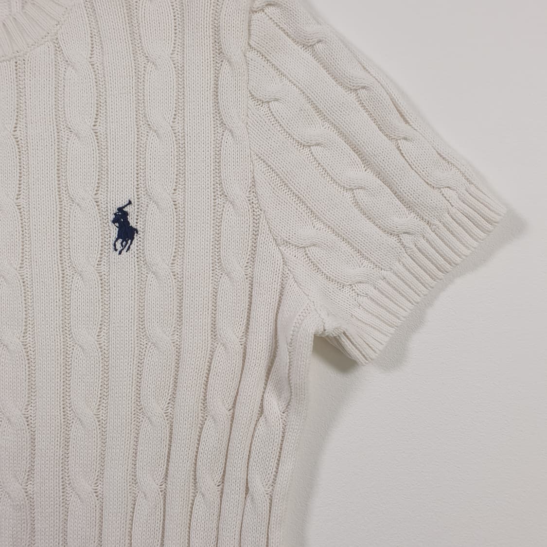 폴로 랄프로렌 케이블 니트 반팔 티셔츠 상품이미지5