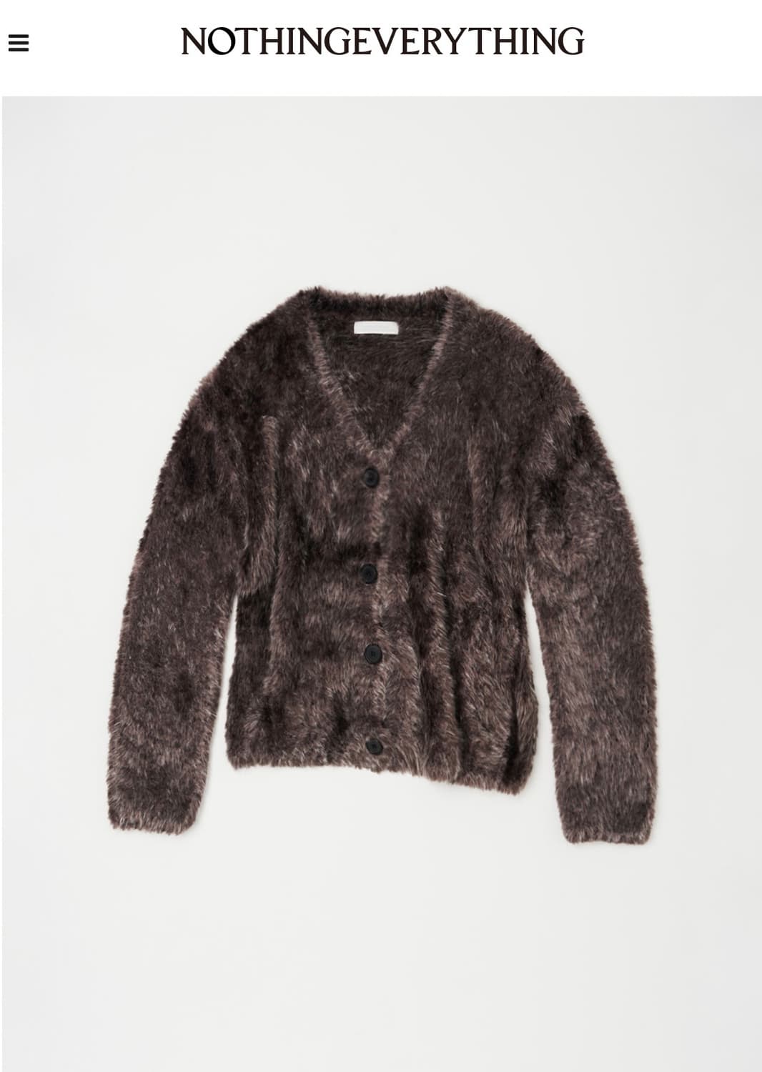 낫띵에브리띵 퍼가디건 상품이미지2