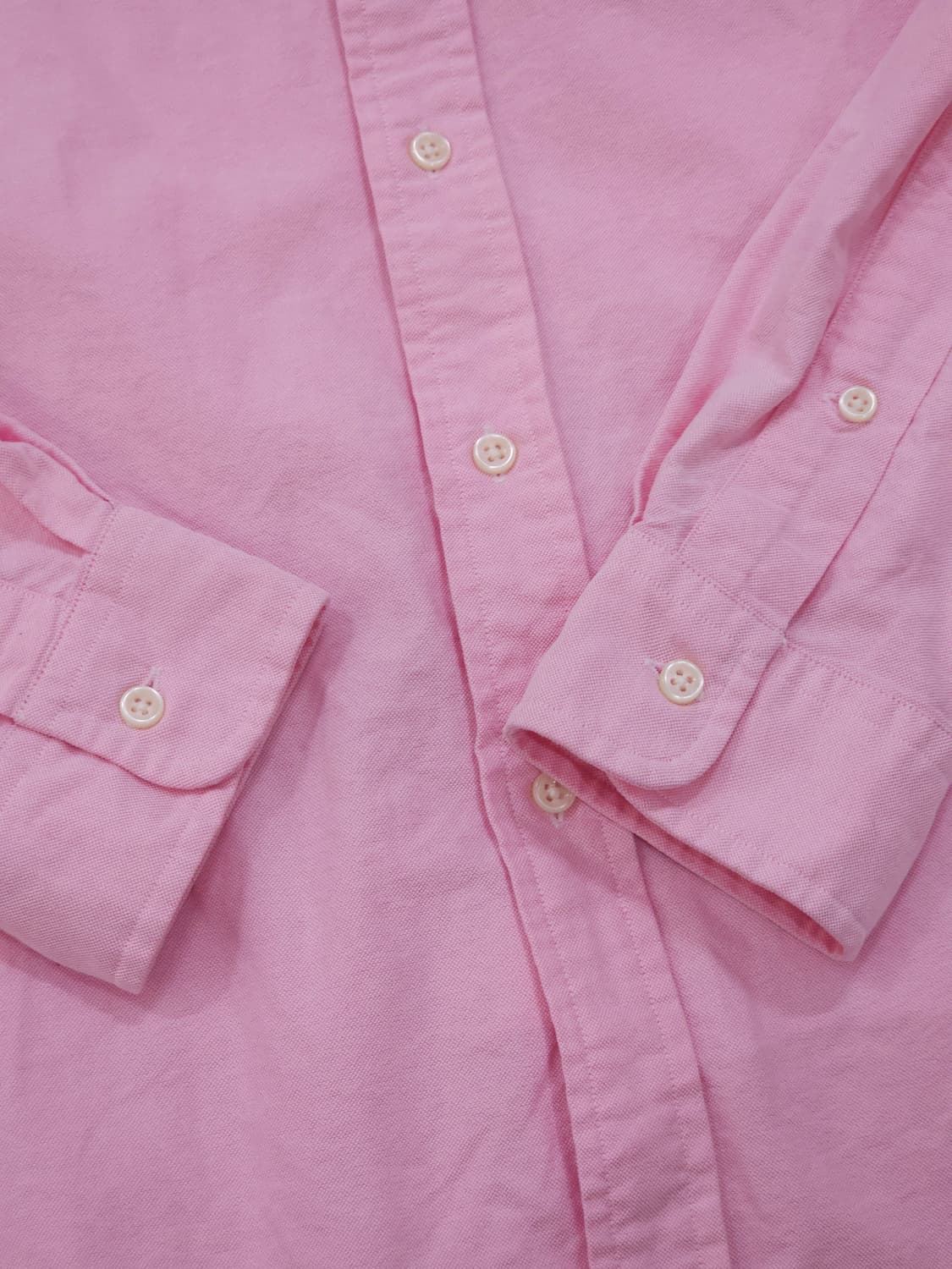 [M] 폴로 랄프로렌 핑크 옥스퍼드 버튼다운 셔츠 상품이미지4