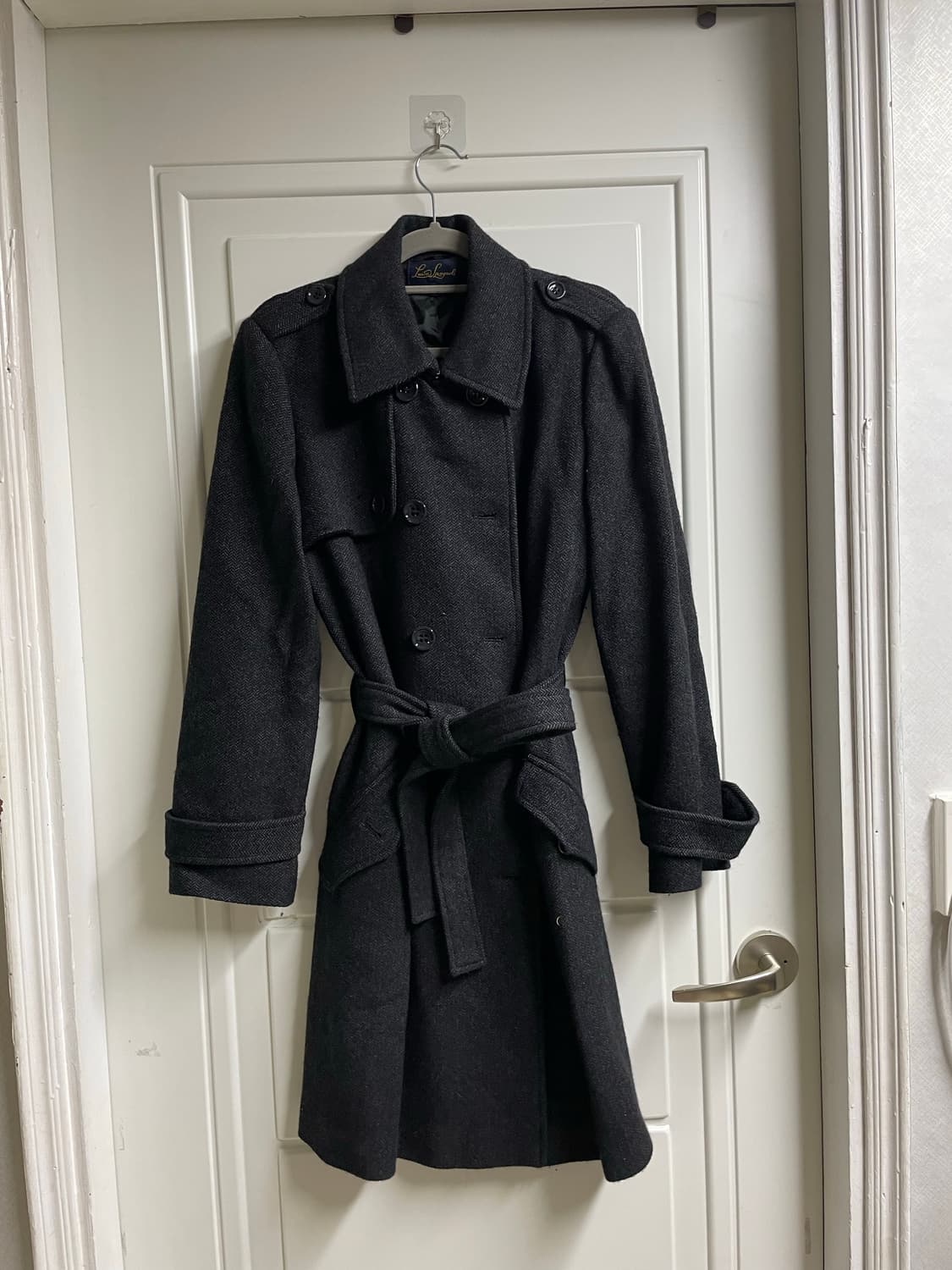 루이자 스파뇰리 100% 버진 울 트렌치 코트 상품이미지1