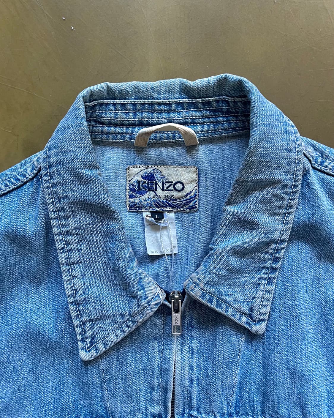1980-90s Old KENZO Jeans Denim Trucker 상품이미지4