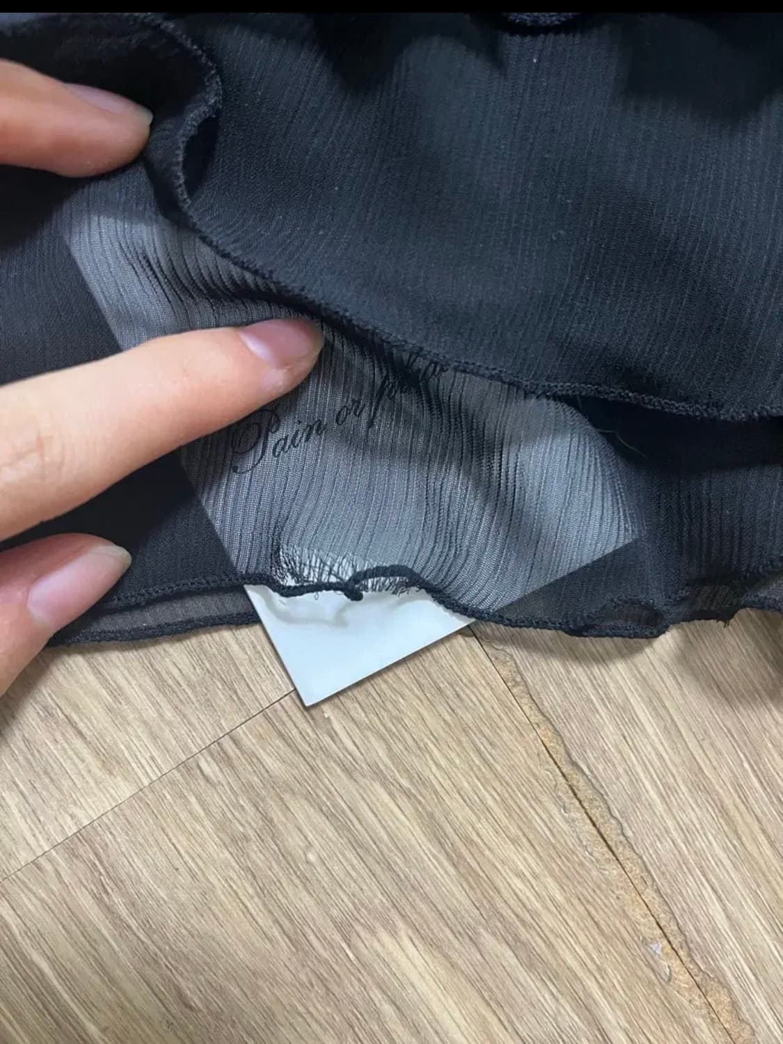 페인오어플레져 발롱 탑 블랙 상품이미지3