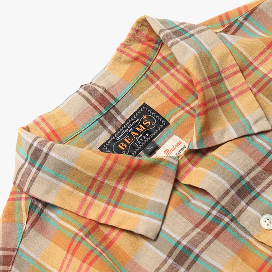  BEAMS "Orange Check Shirts" 상품이미지5