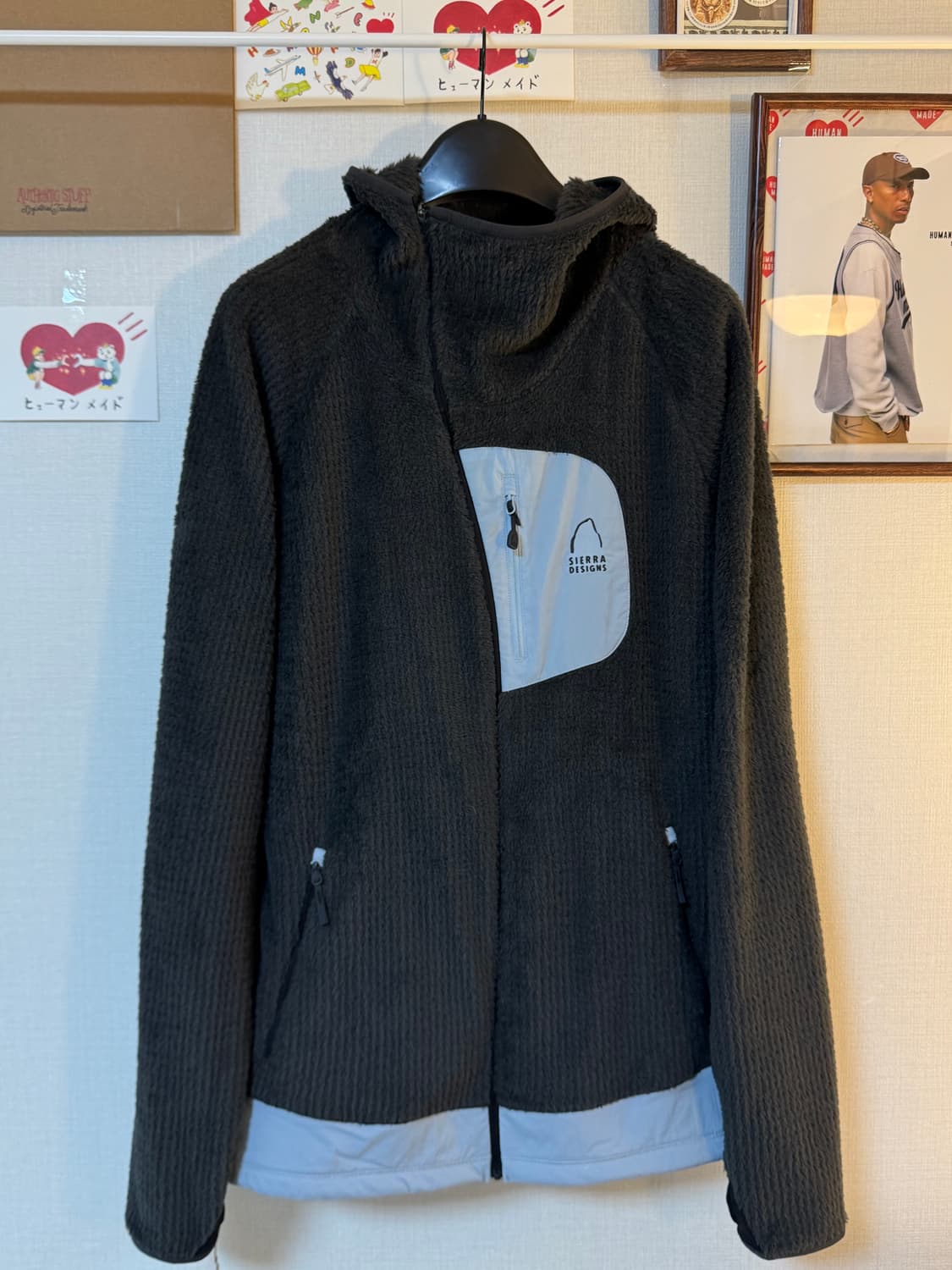 (2XL)시에라디자인 모스 폴라텍 알파 다이렉트 후드집업 차콜 상품이미지2