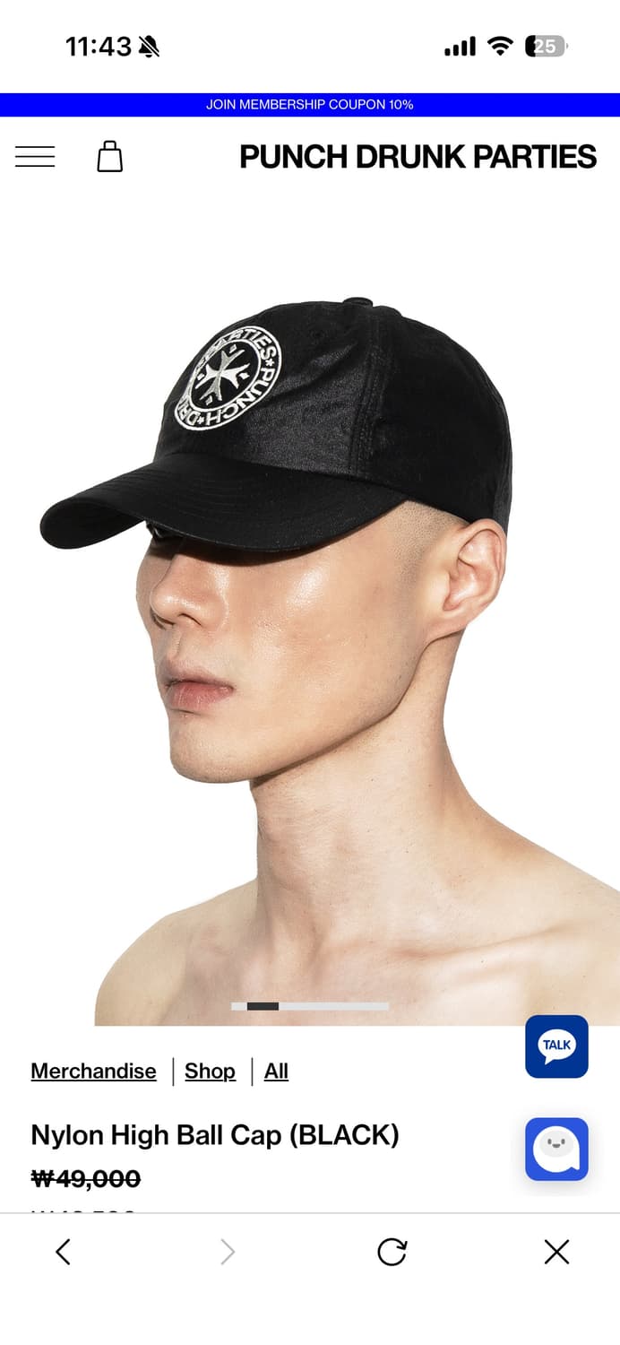 펀치드렁크파티즈 볼캡 상품이미지2