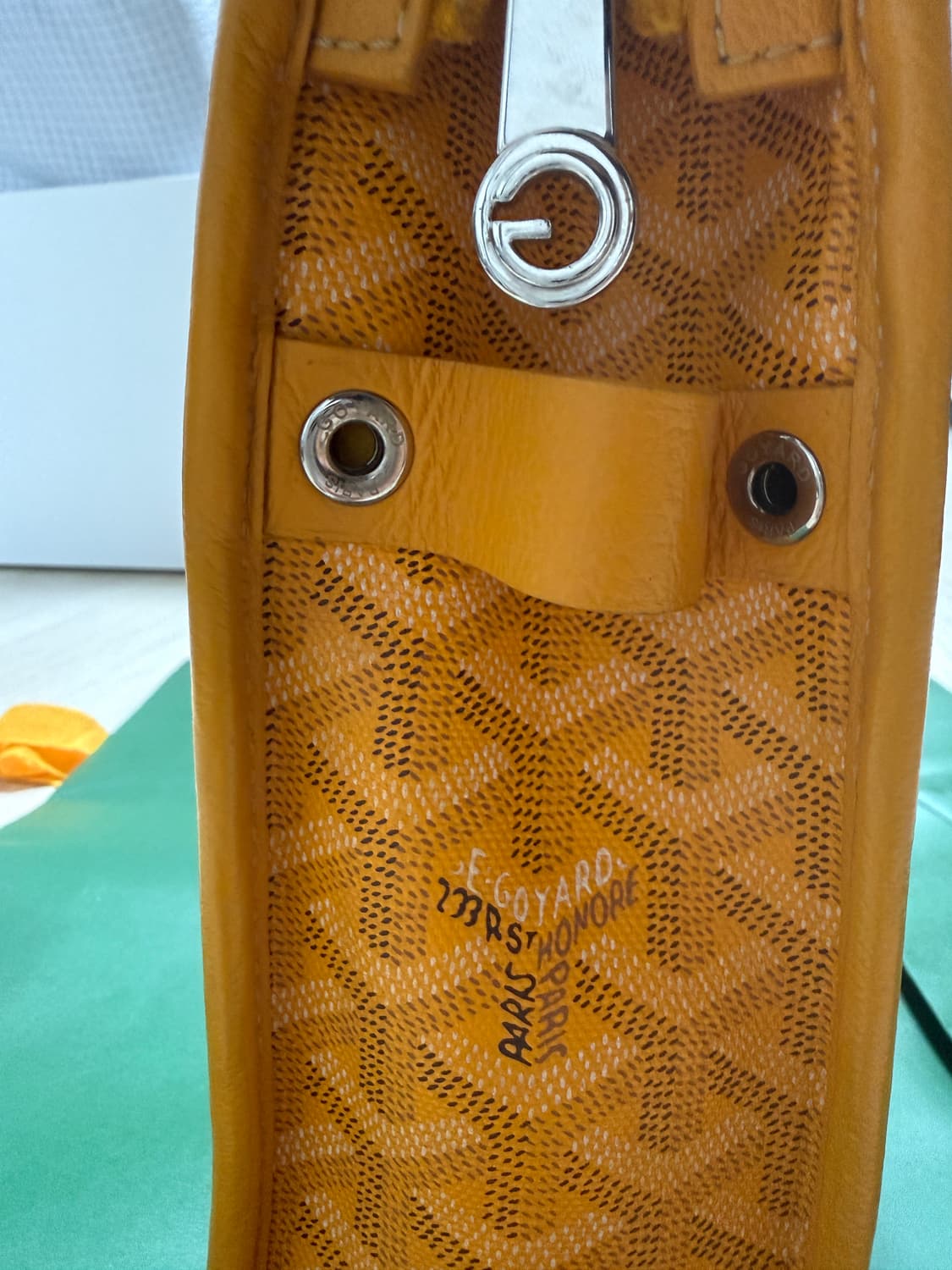 고야드 스페셜 엘로우 쥬방스 클러치 상품이미지5