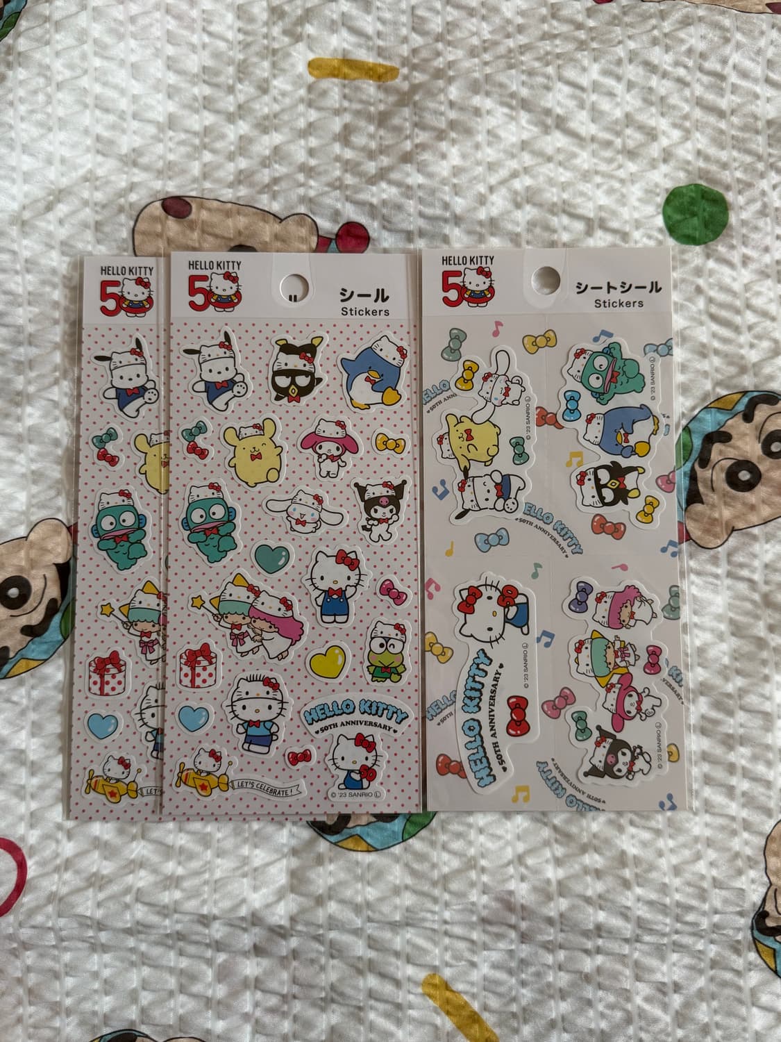 [일본정품] 산리오 헬로키티 50주년 스티커 상품이미지1