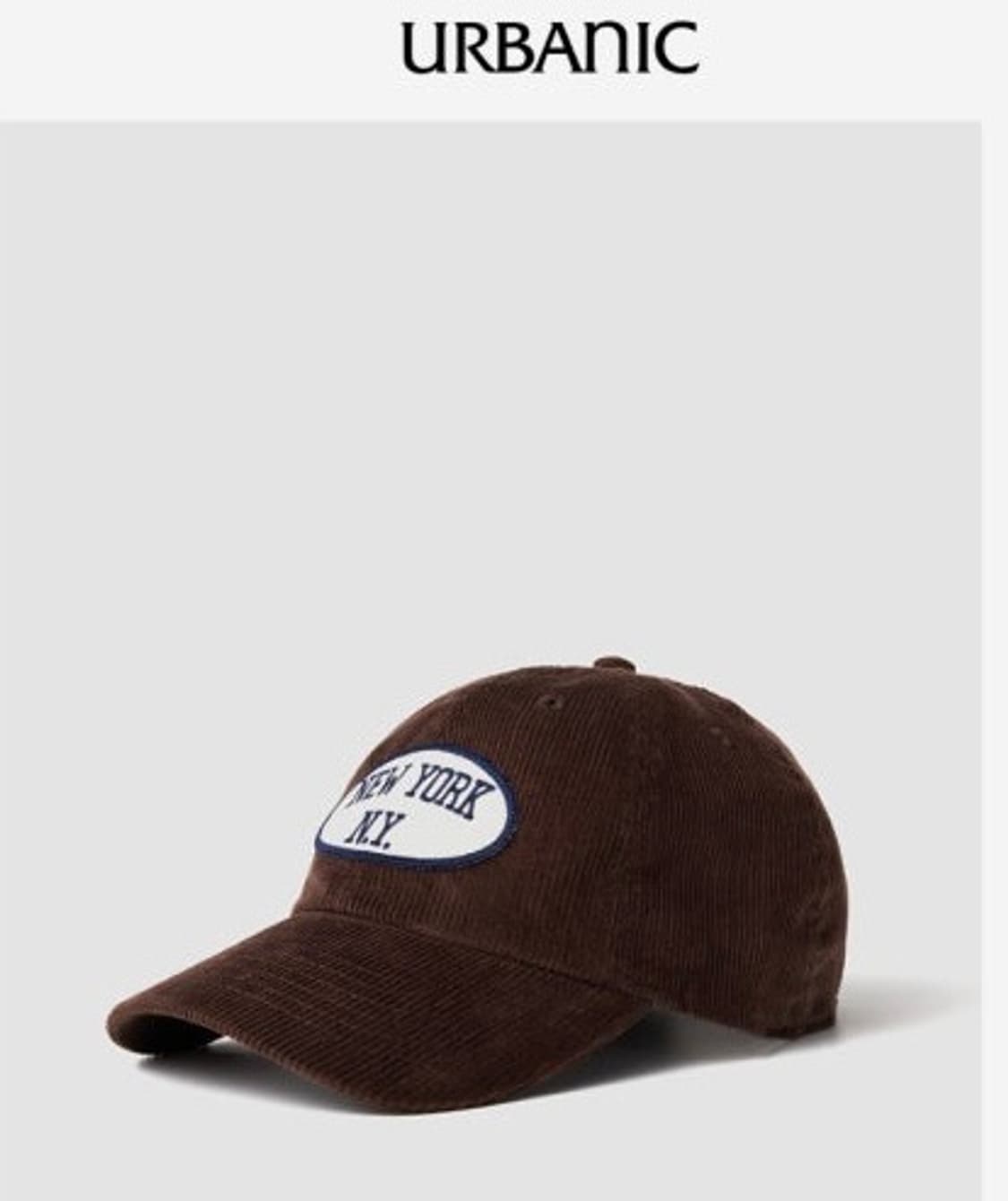 urbanic30 코듀로이 볼캡 (브라운) 상품이미지1