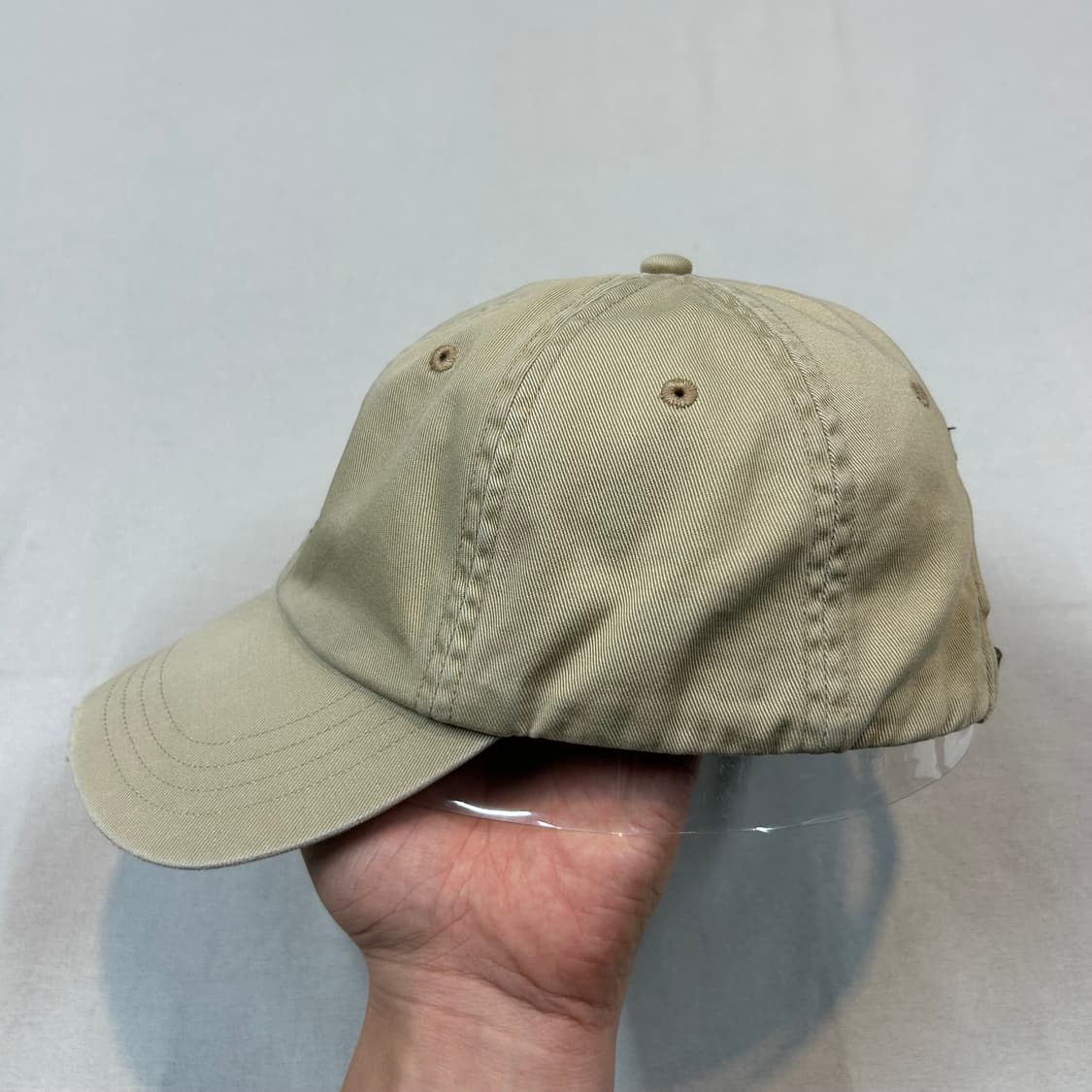 폴로 랄프로렌 베이지 볼캡 모자 가죽스트랩 정품 상품이미지4