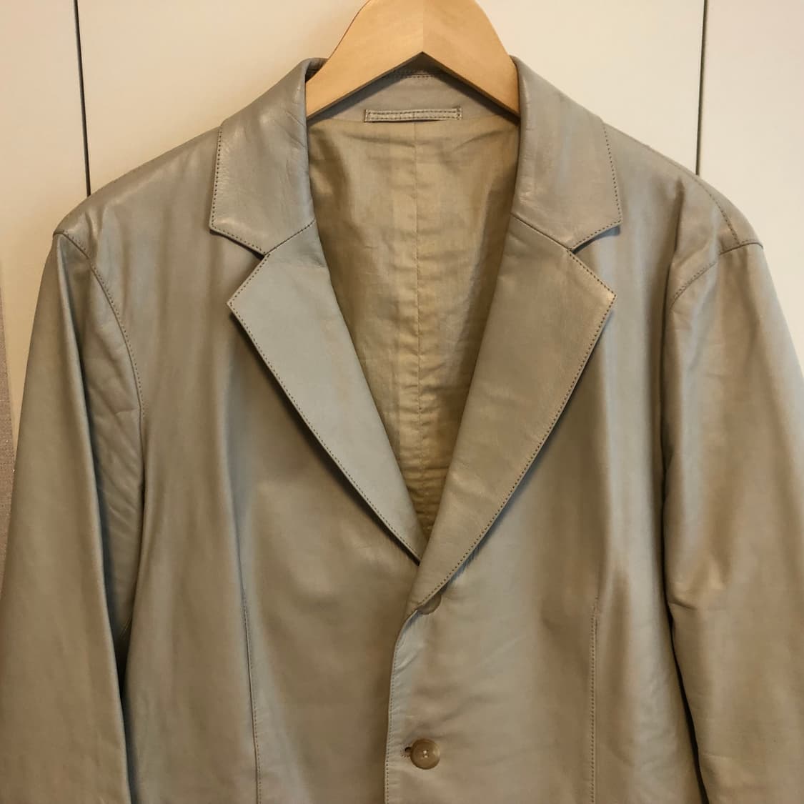닐바렛 빈티지 가죽 블레이저 자켓 상품이미지2