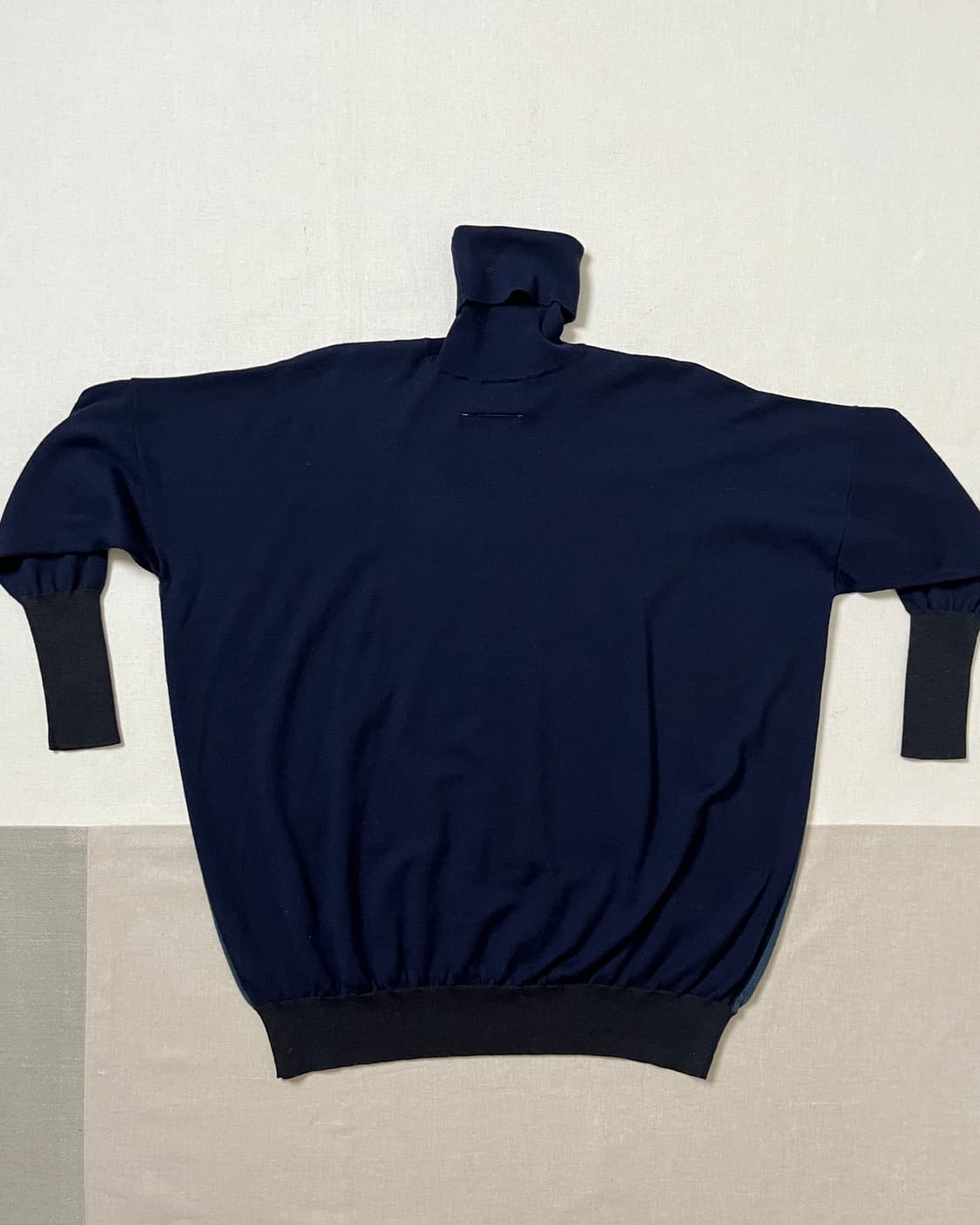 마르지엘라 mm6 컬러블록 터틀넥 니트 margiela 하이넥 상품이미지2