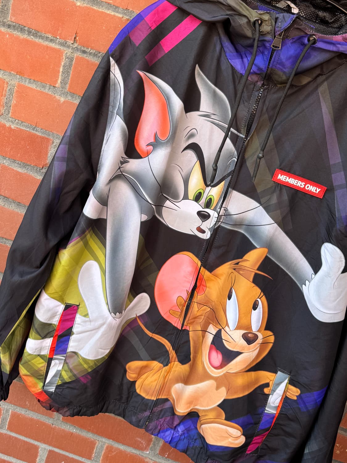 멤버스 온리 x 톰과 제리 올오버 바람막이 [XL] 상품이미지3